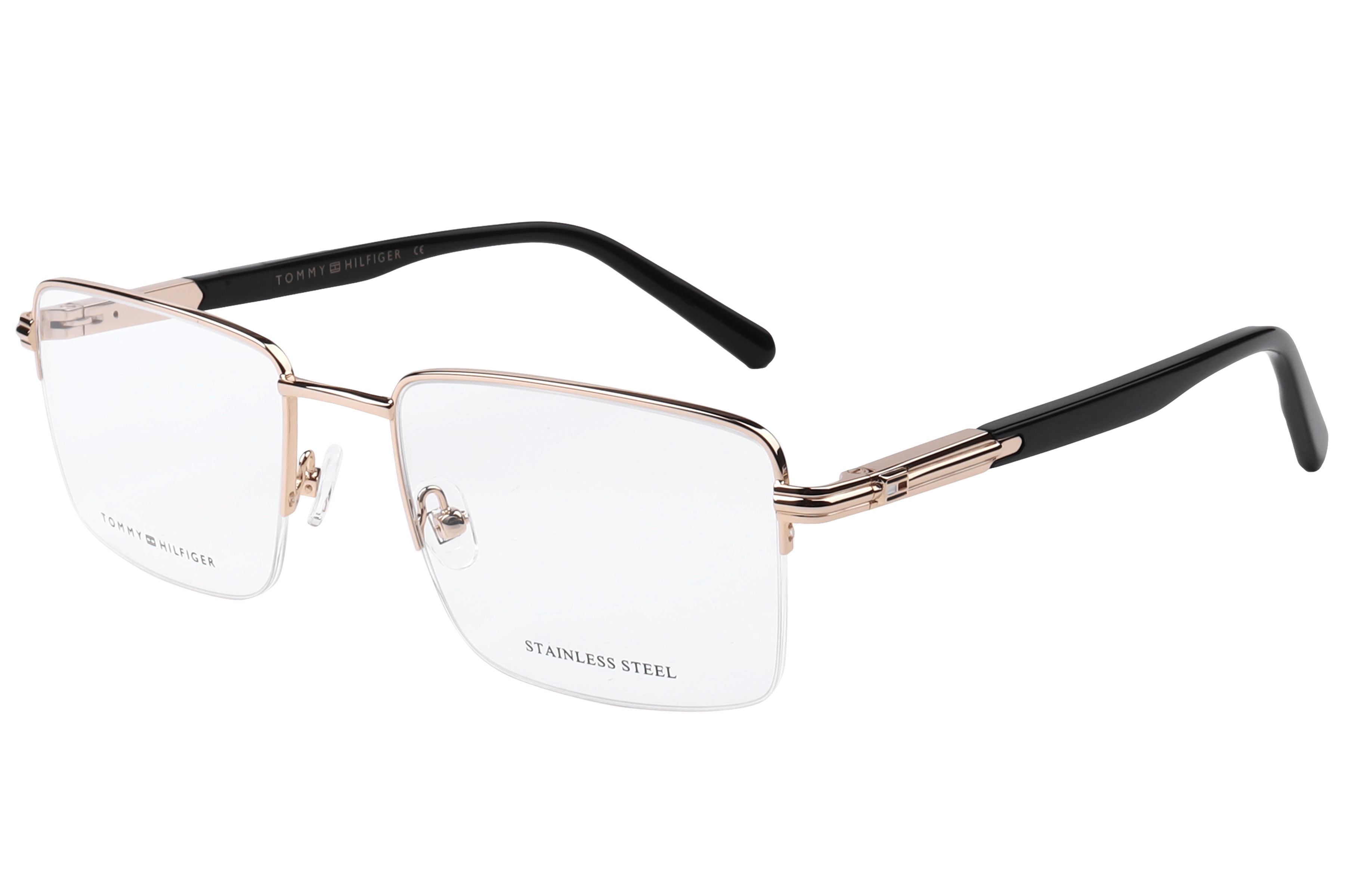 Tommy Hilfiger TH6281 Frame Gold Male Supra Shell — Gold frame