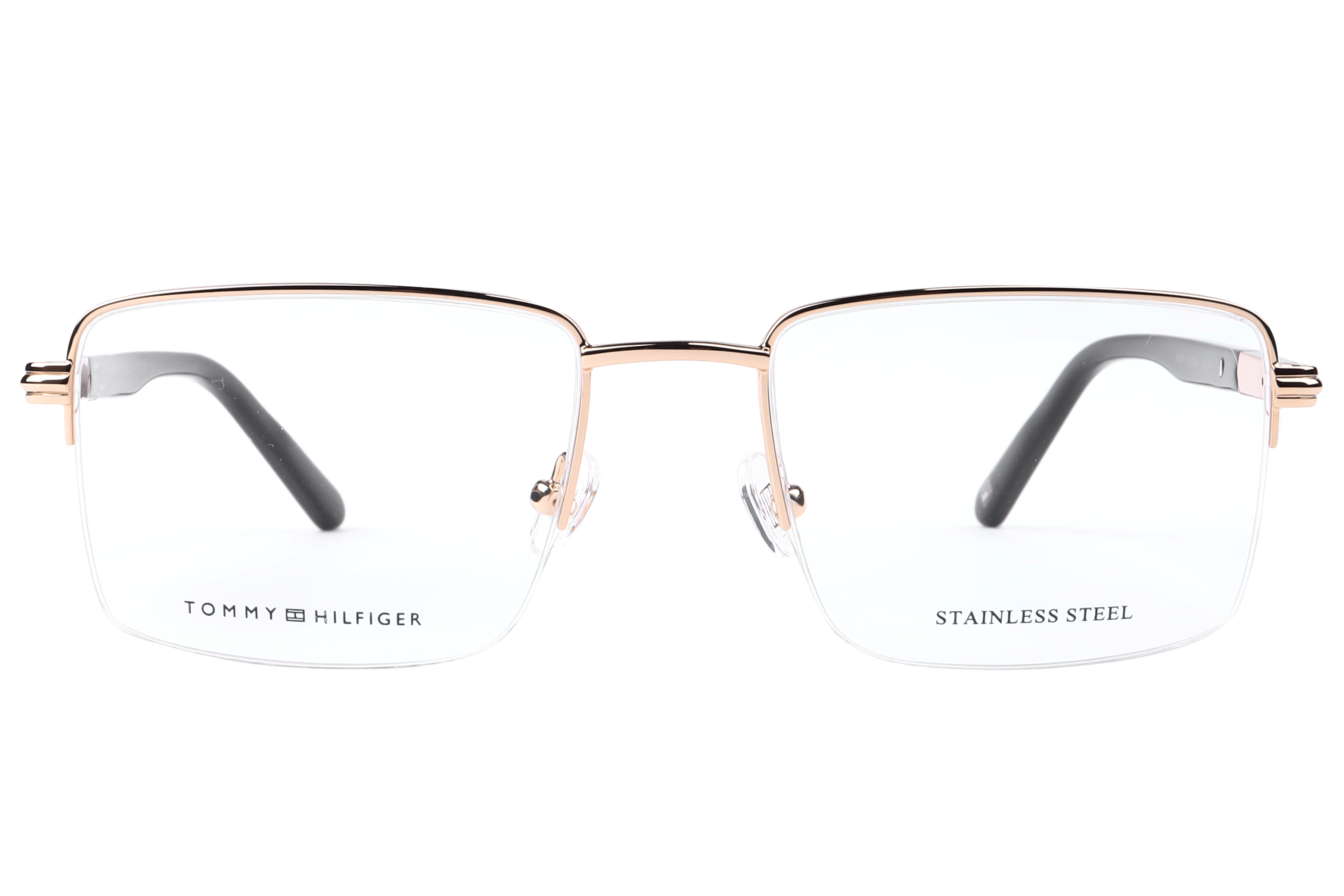 Tommy Hilfiger TH6281 Frame Gold Male Supra Shell Frame — Gold frame — view 2