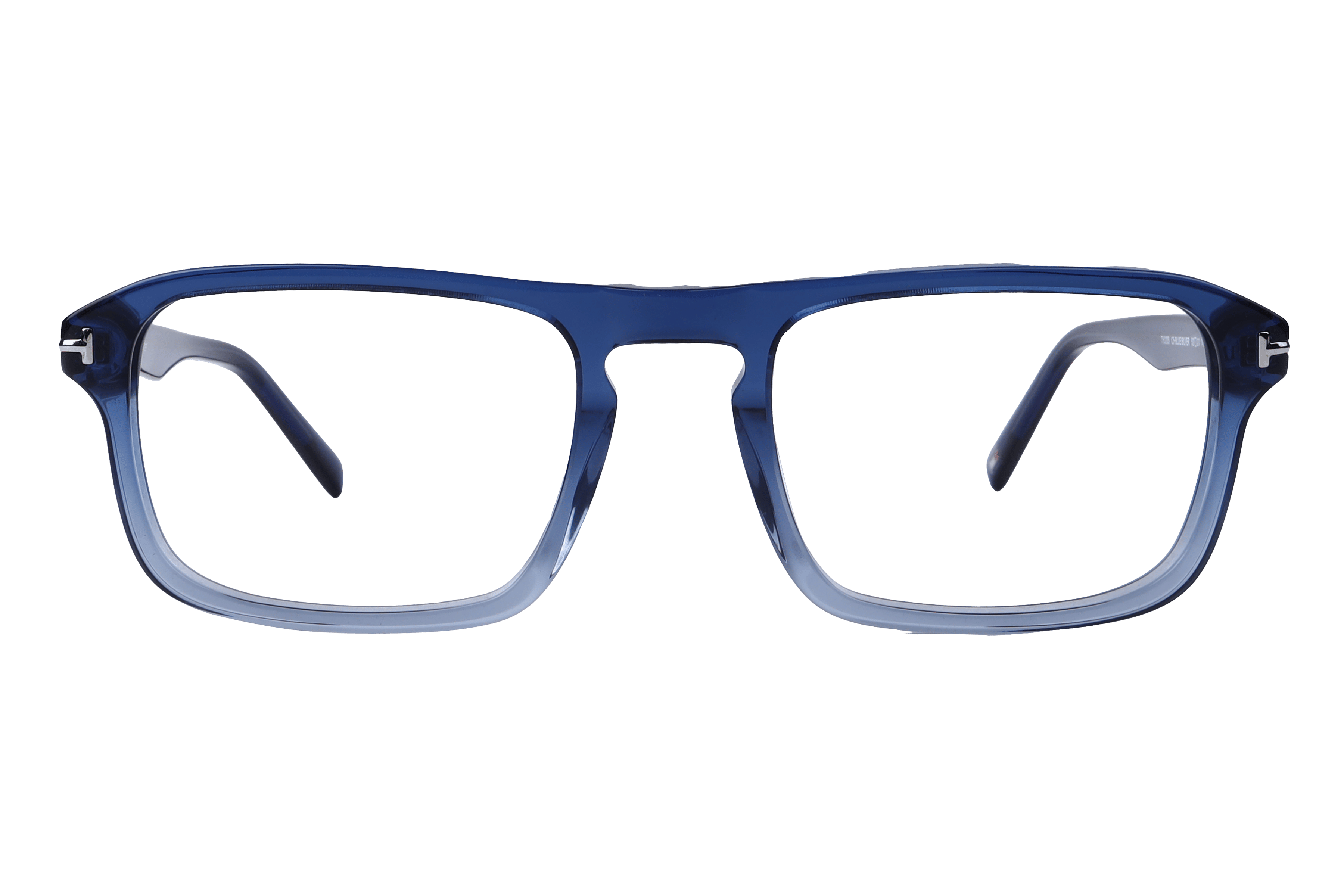 Tommy Hilfiger TH3235 Frame Transparent Blue Male Full Shell Frame — Transparent Blue frame — view 2
