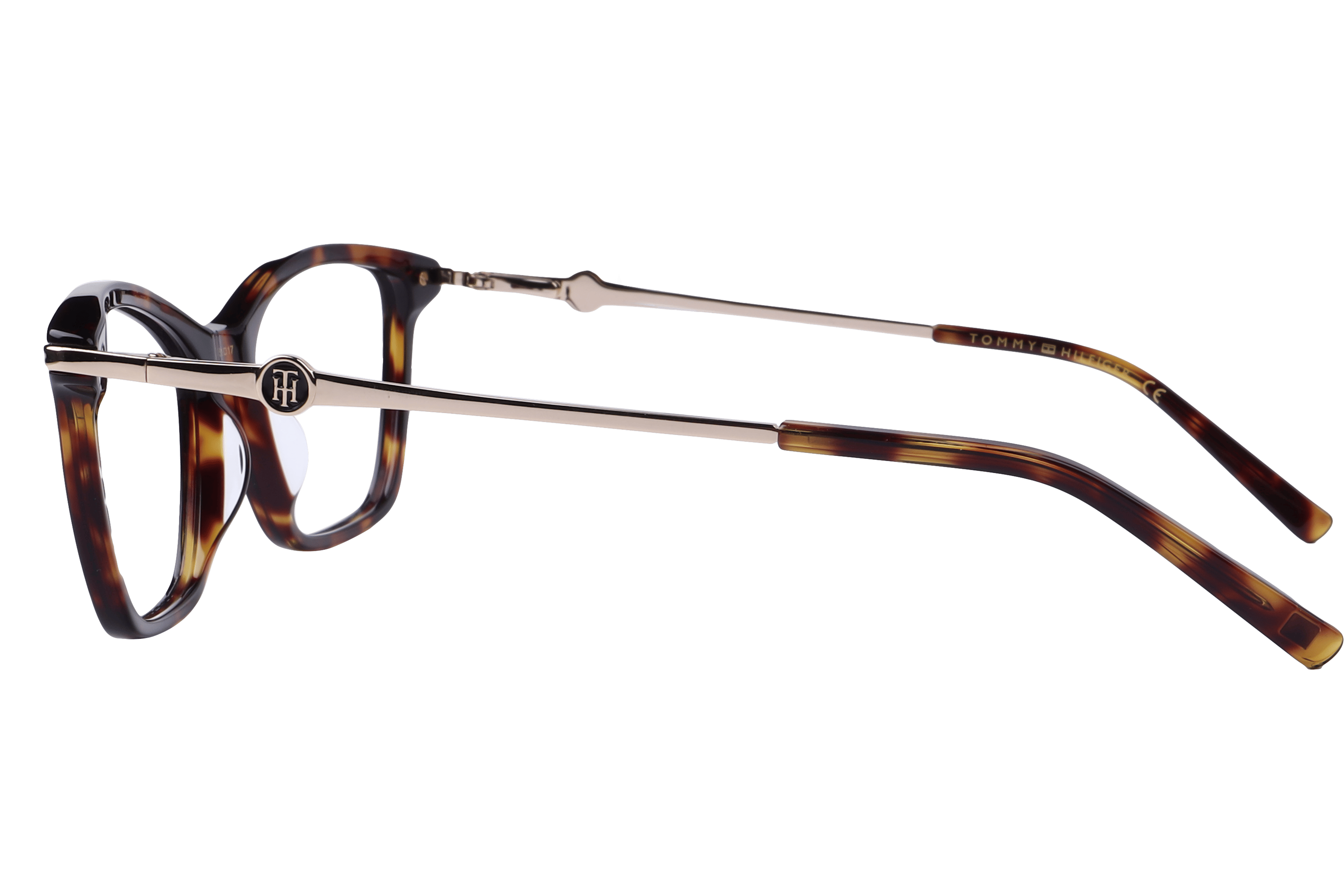Tommy Hilfiger TH6291 Frame Havana Female Full Metal Frame — Havana frame — view 3