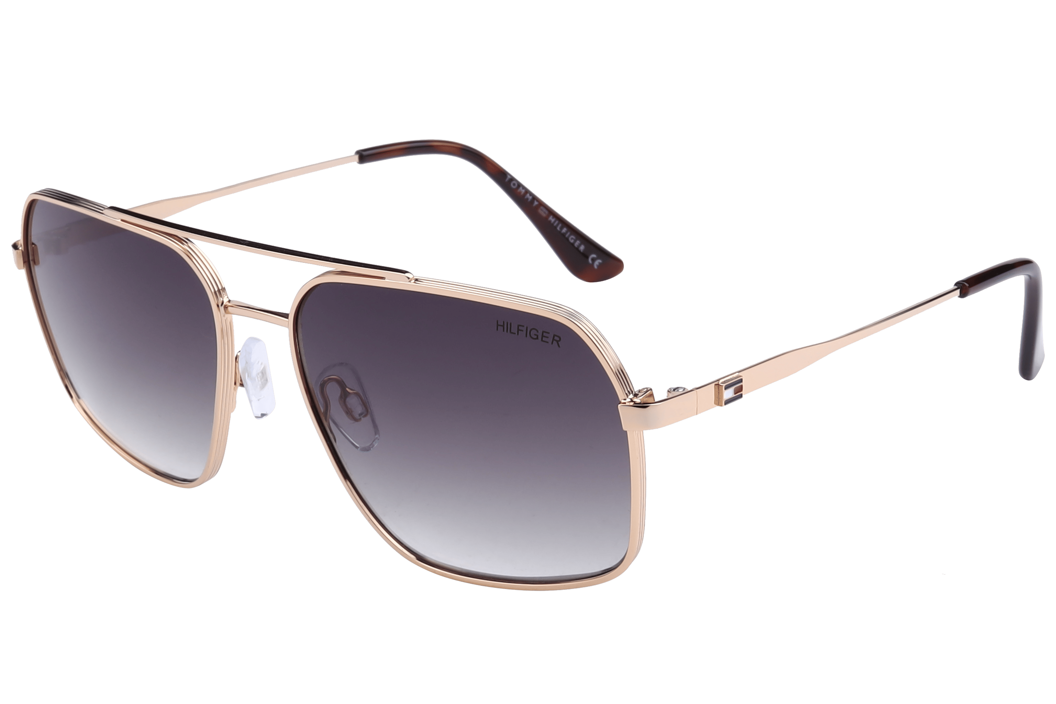 Tommy Hilfiger TH1568 Sunglass Gold Male Full Metal — Gold frame