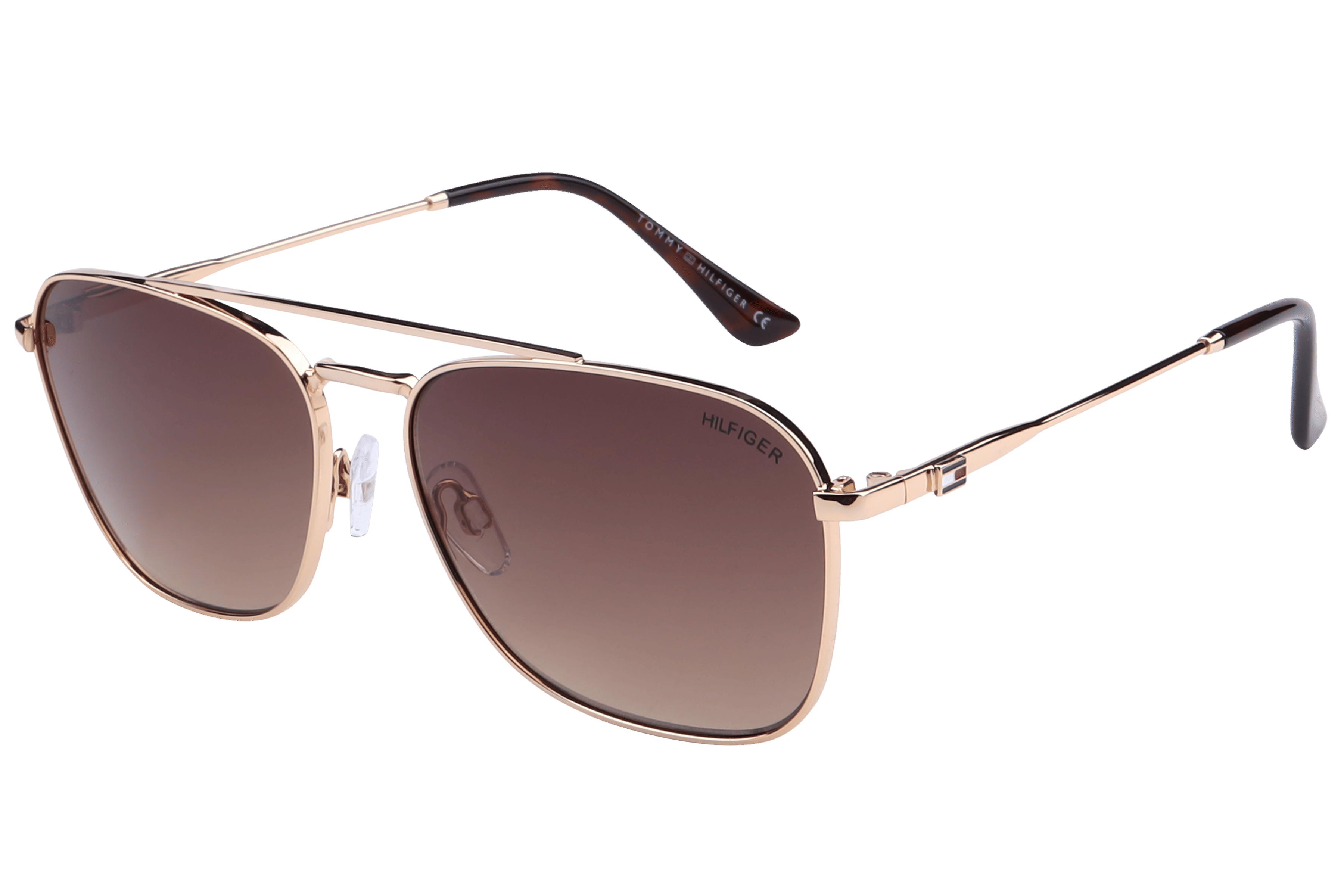 Tommy Hilfiger TH1566 Sunglass Gold Male Full Metal — Gold frame