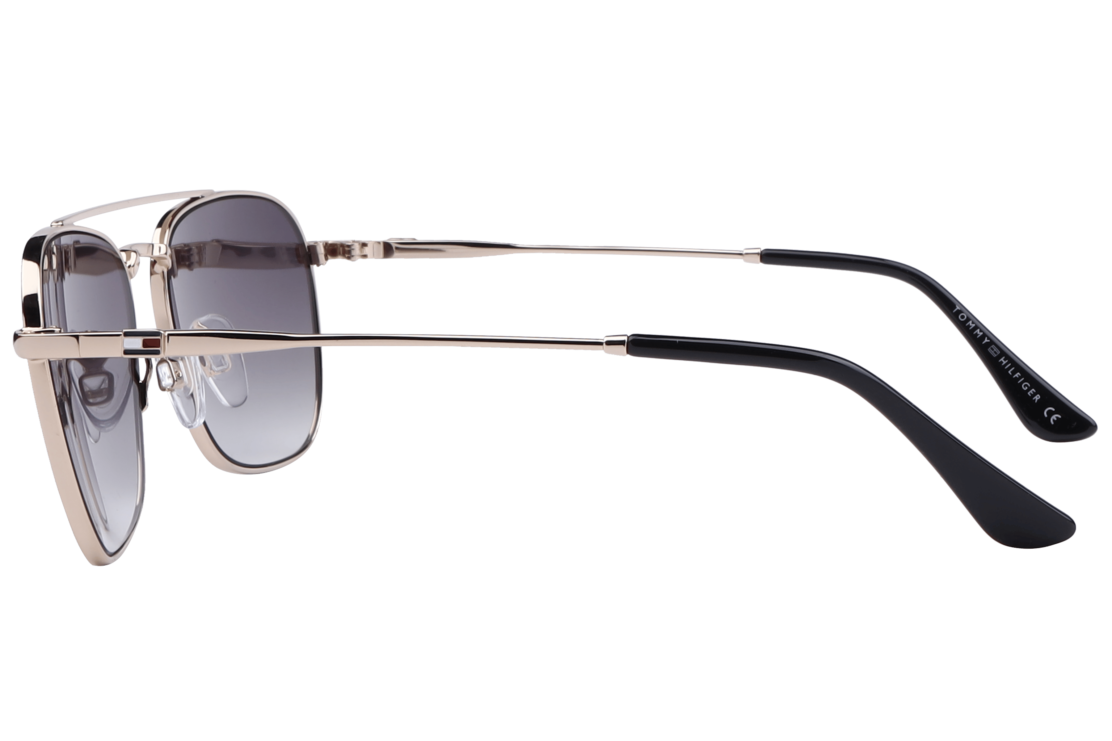 Tommy Hilfiger TH1566 Sunglass Gold Male Full Metal Sunglass — Gold frame — view 3