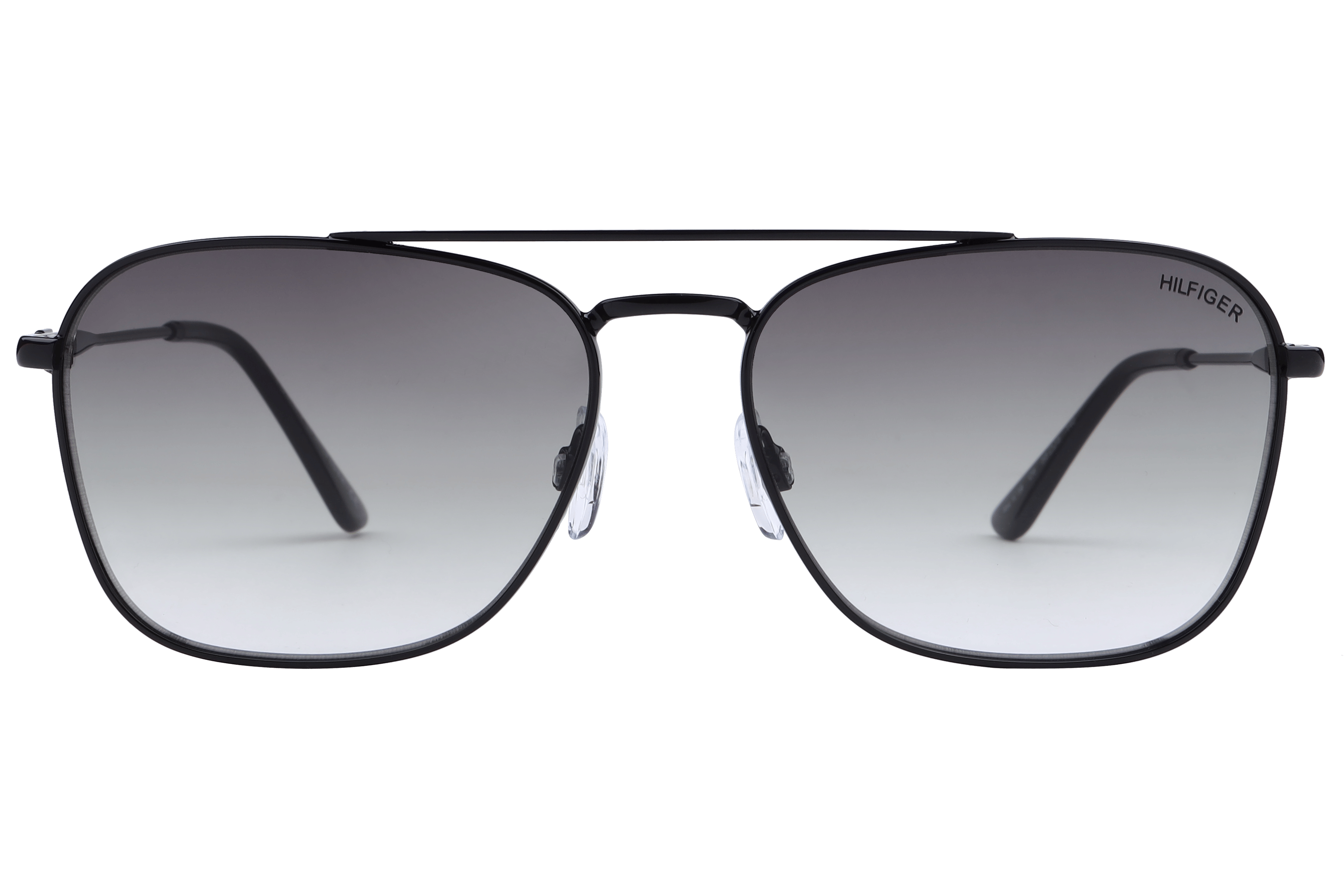 Tommy Hilfiger TH1566 Sunglass Black Male Full Metal Sunglass — Black frame — view 2