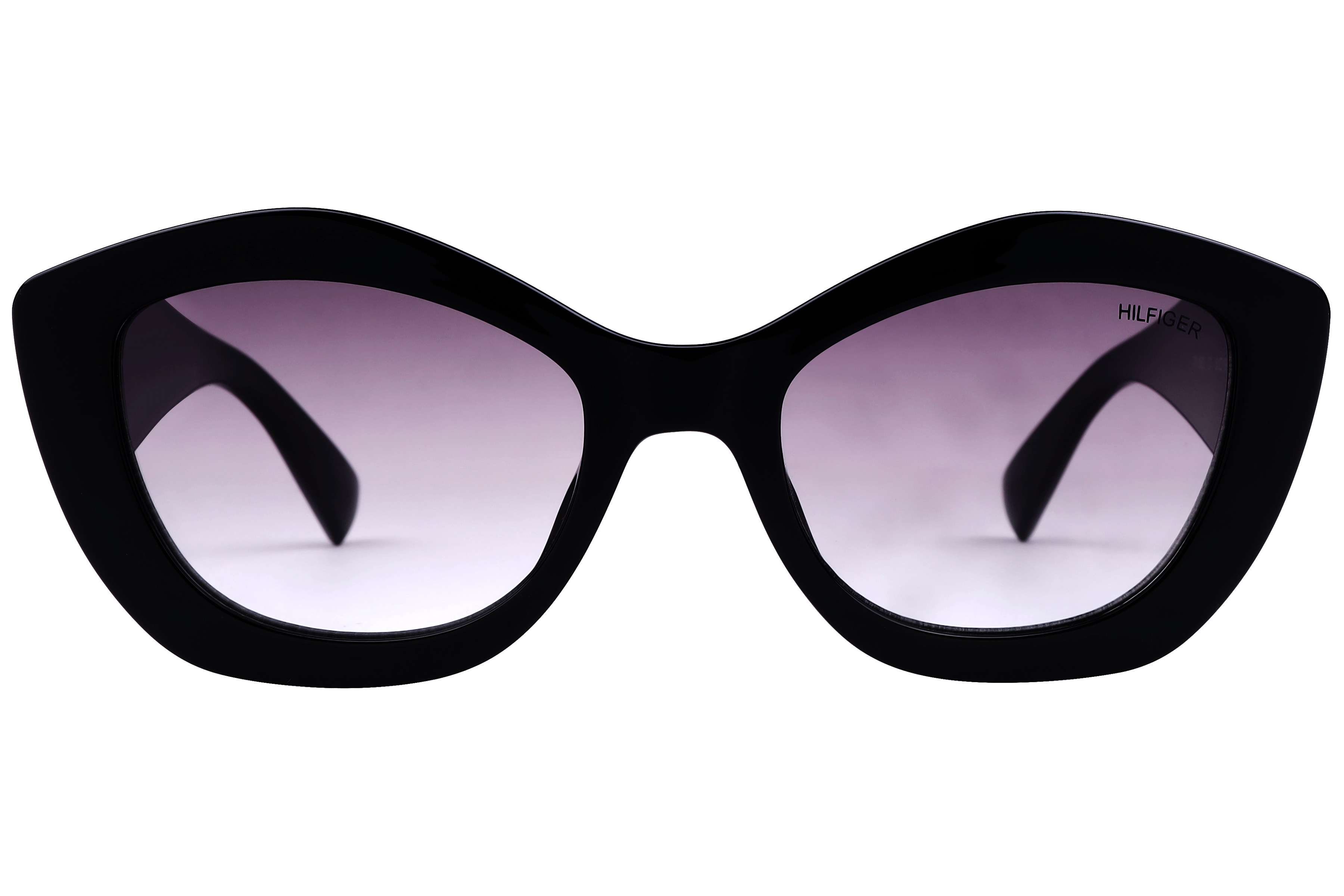 Tommy Hilfiger TH1562 Sunglass Black Female Full Shell Sunglass — Black frame — view 2