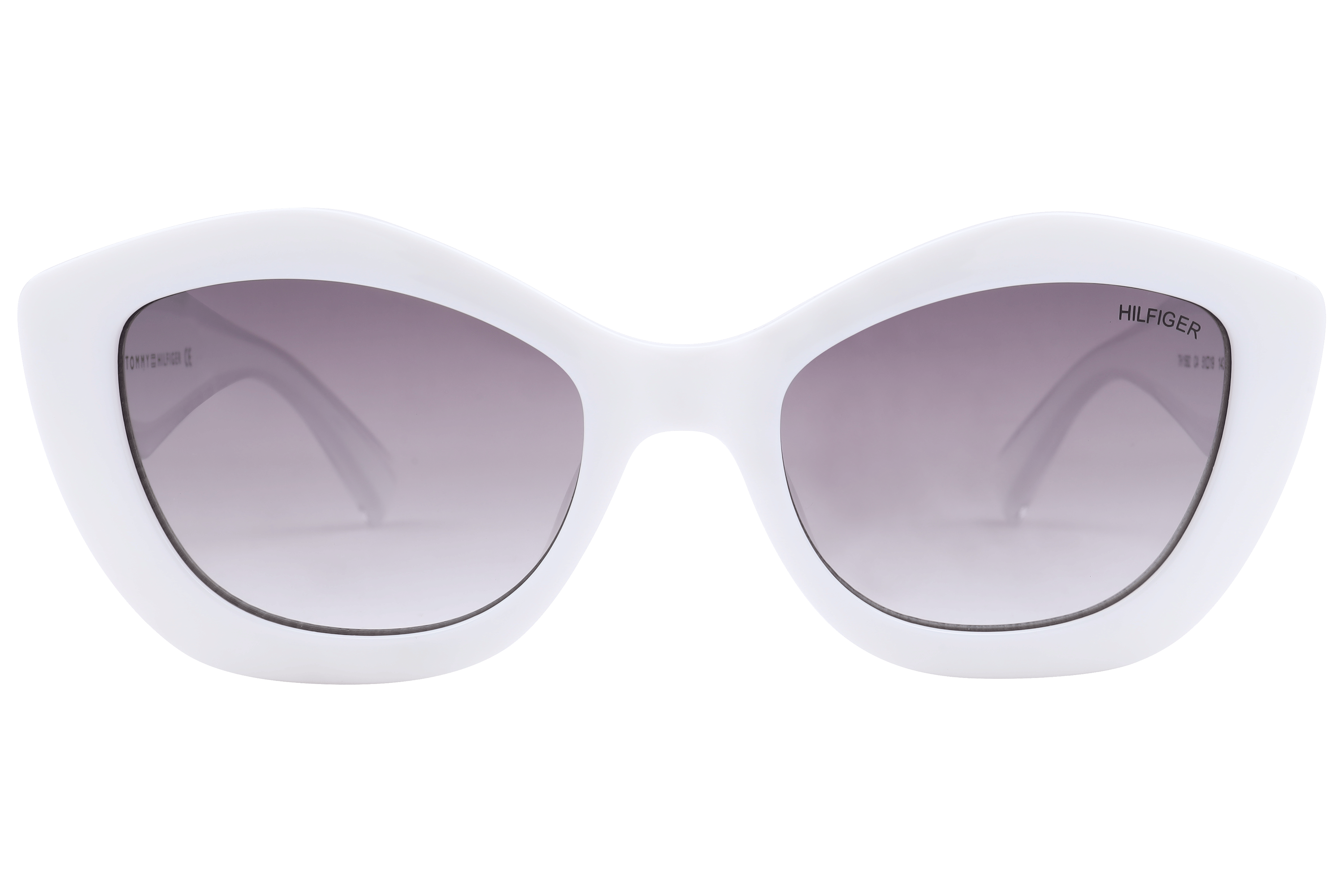Tommy Hilfiger TH1562 Sunglass White Female Full Shell Sunglass — White frame — view 2