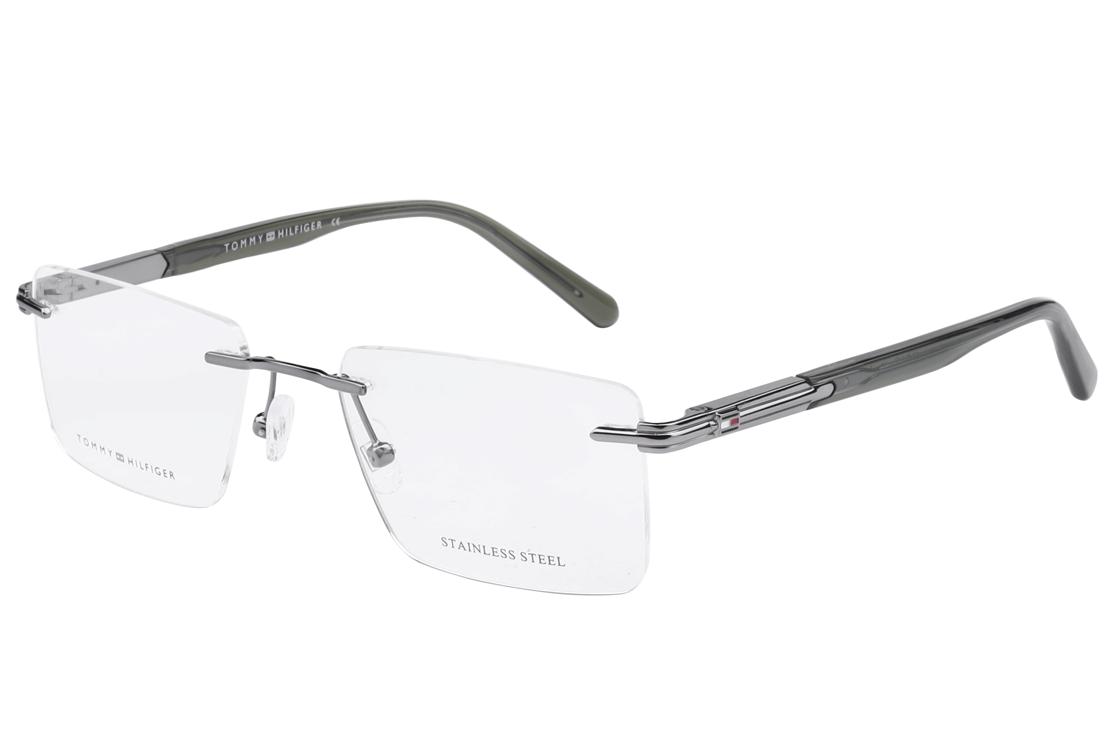 Tommy Hilfiger TH6280 Frame Gun Metal Male RimLess Shell
