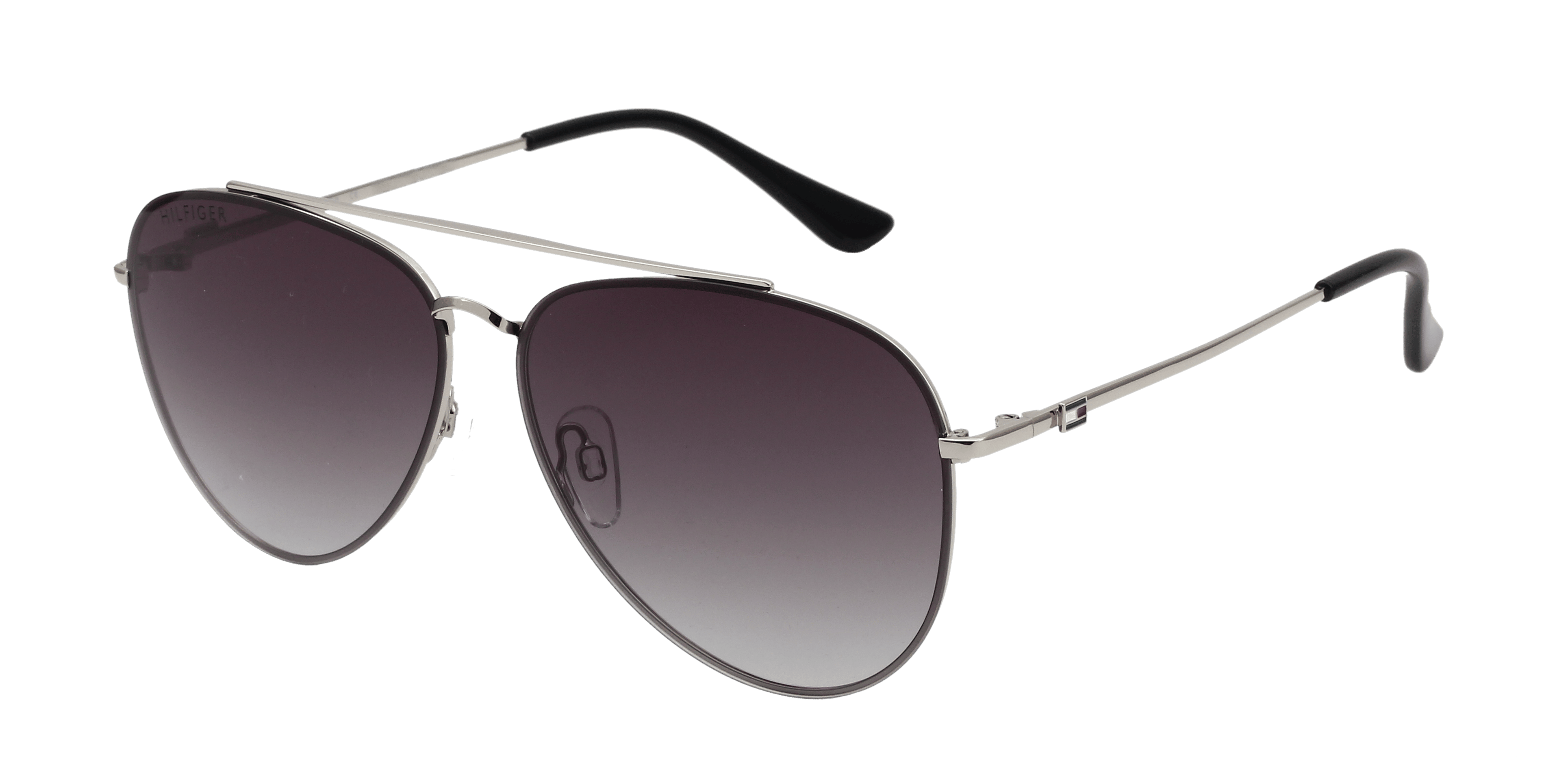 Tommy Hilfiger TH849 Sunglass Silver Male Full Metal — Silver frame