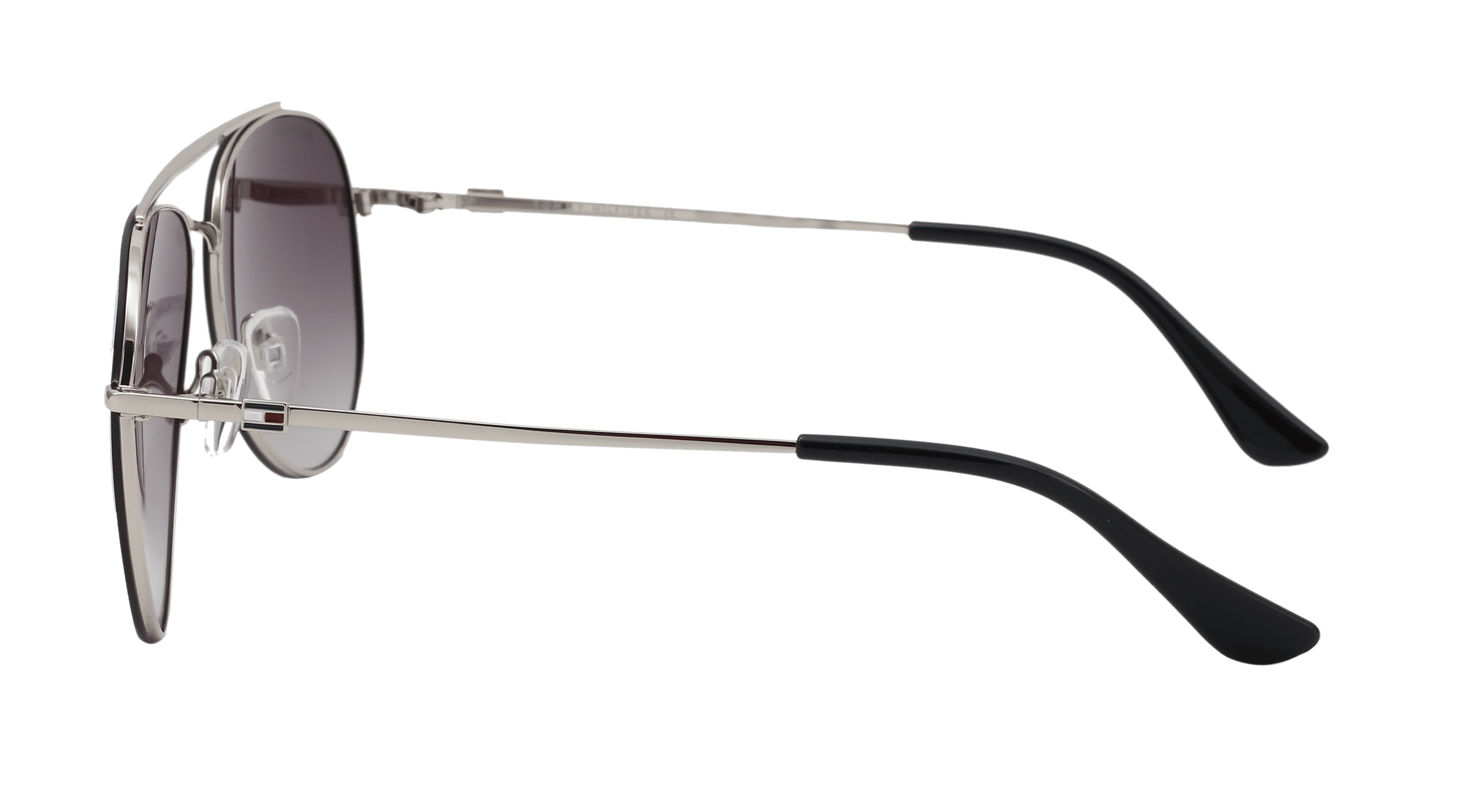 Tommy Hilfiger TH849 Sunglass Silver Male Full Metal Sunglass — Silver frame — view 2