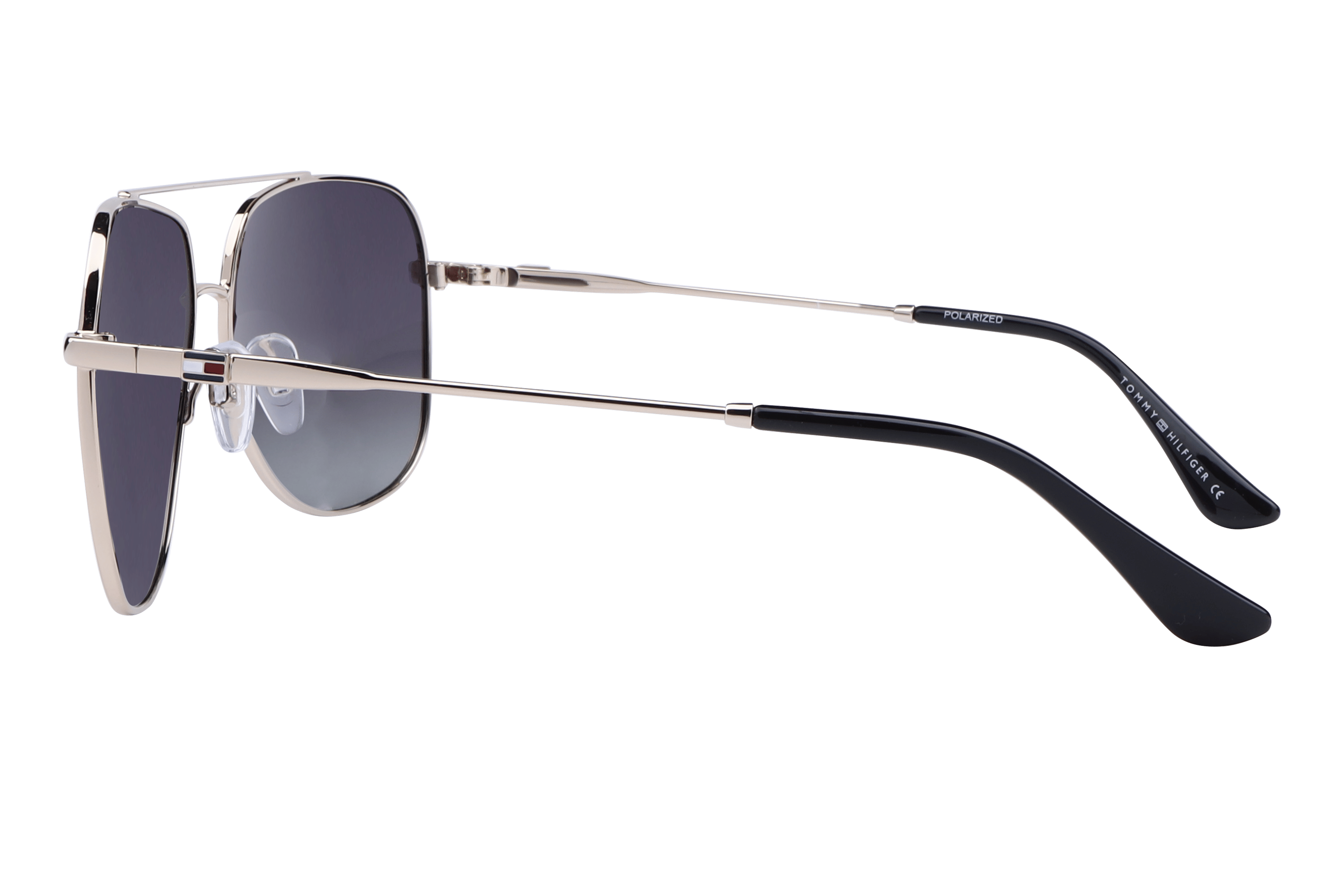 Tommy Hilfiger TH877 Sunglass Gold Male Full Metal Sunglass — Gold frame — view 3