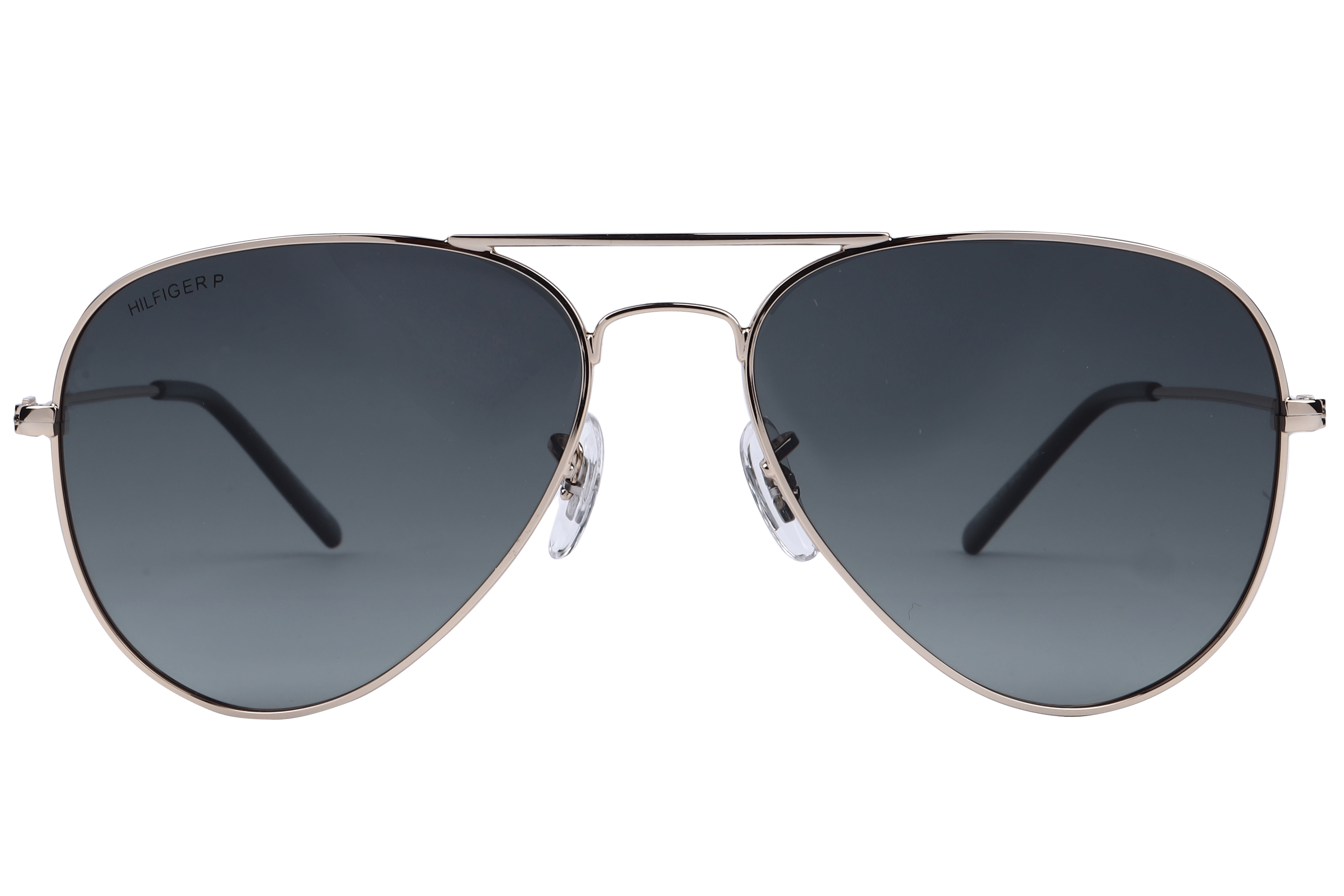 Tommy Hilfiger TH1573PL Sunglass Gold Unisex Full Metal Sunglass — Gold frame — view 2