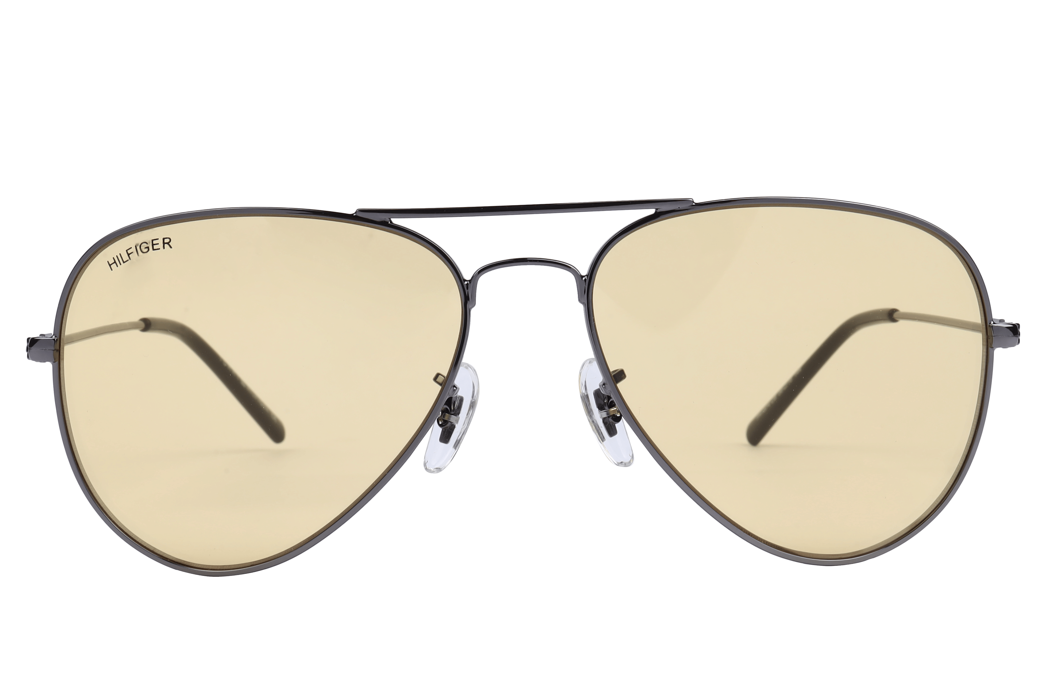 Tommy Hilfiger TH1574 Sunglass Gun Metal Unisex Full Metal Sunglass — Gun Metal frame — view 2