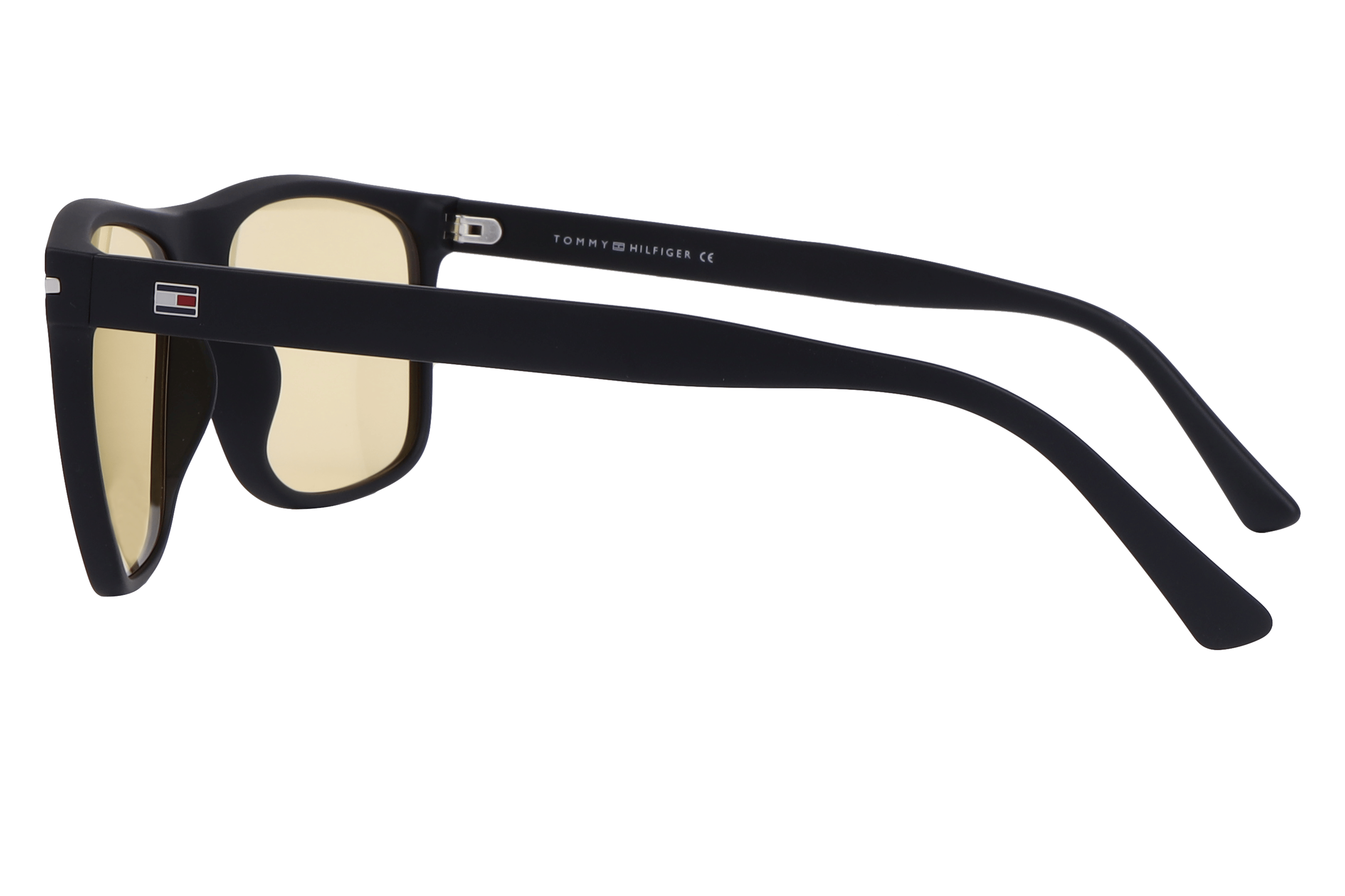 Tommy Hilfiger TH1572 Sunglass Matt Black Male Full Shell Sunglass — Matt Black frame — view 3