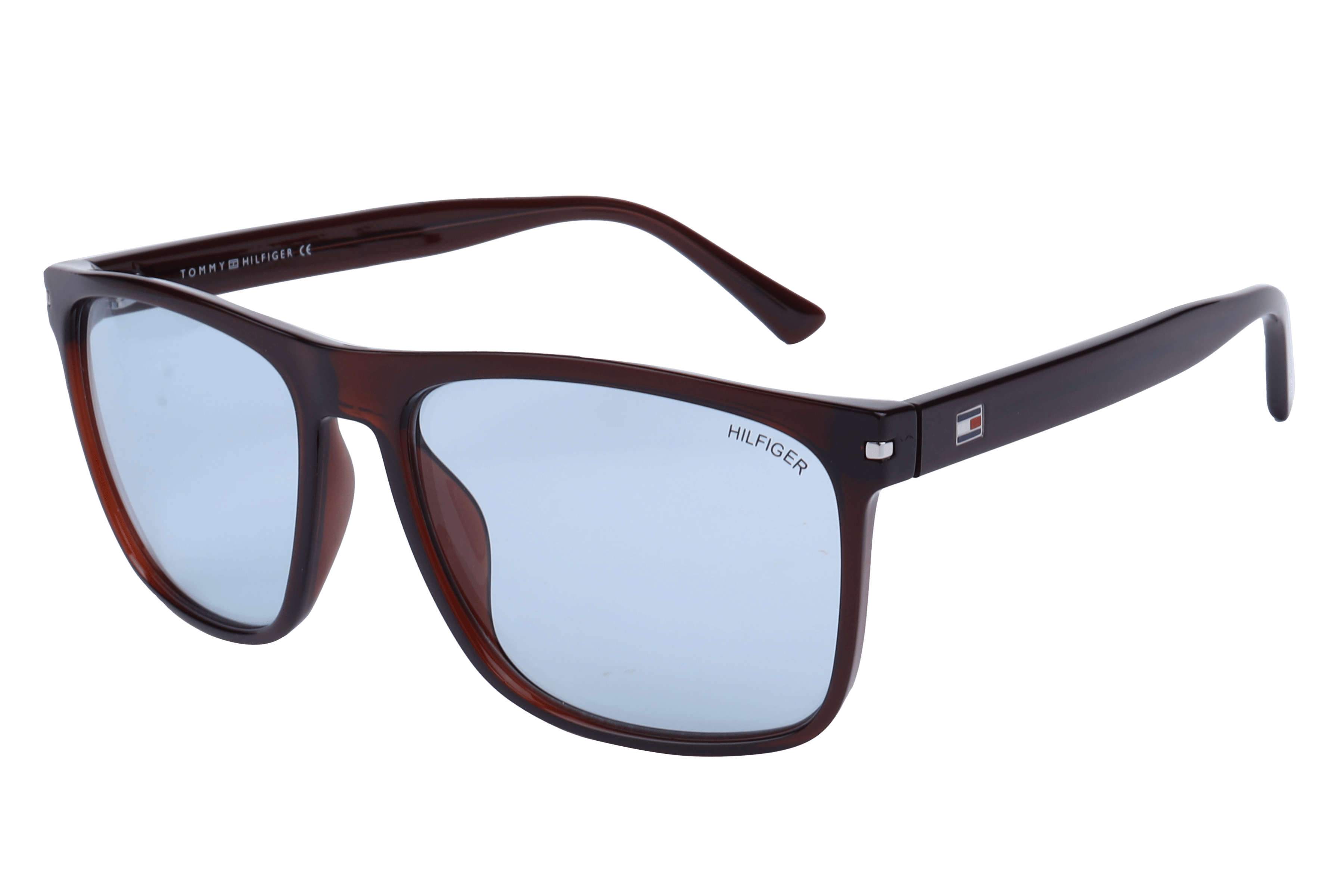 Tommy Hilfiger TH1572 Sunglass Brown Male Full Shell — Brown frame