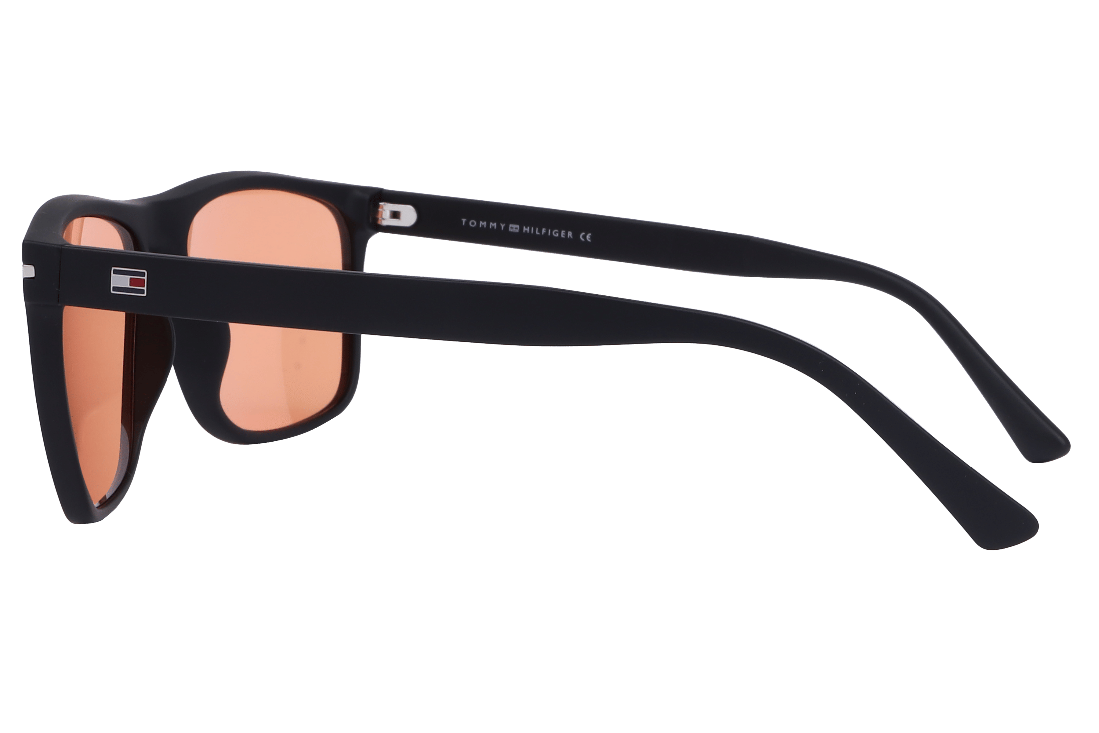 Tommy Hilfiger TH1572 Sunglass Matt Black Male Full Shell Sunglass — Matt Black frame — view 3