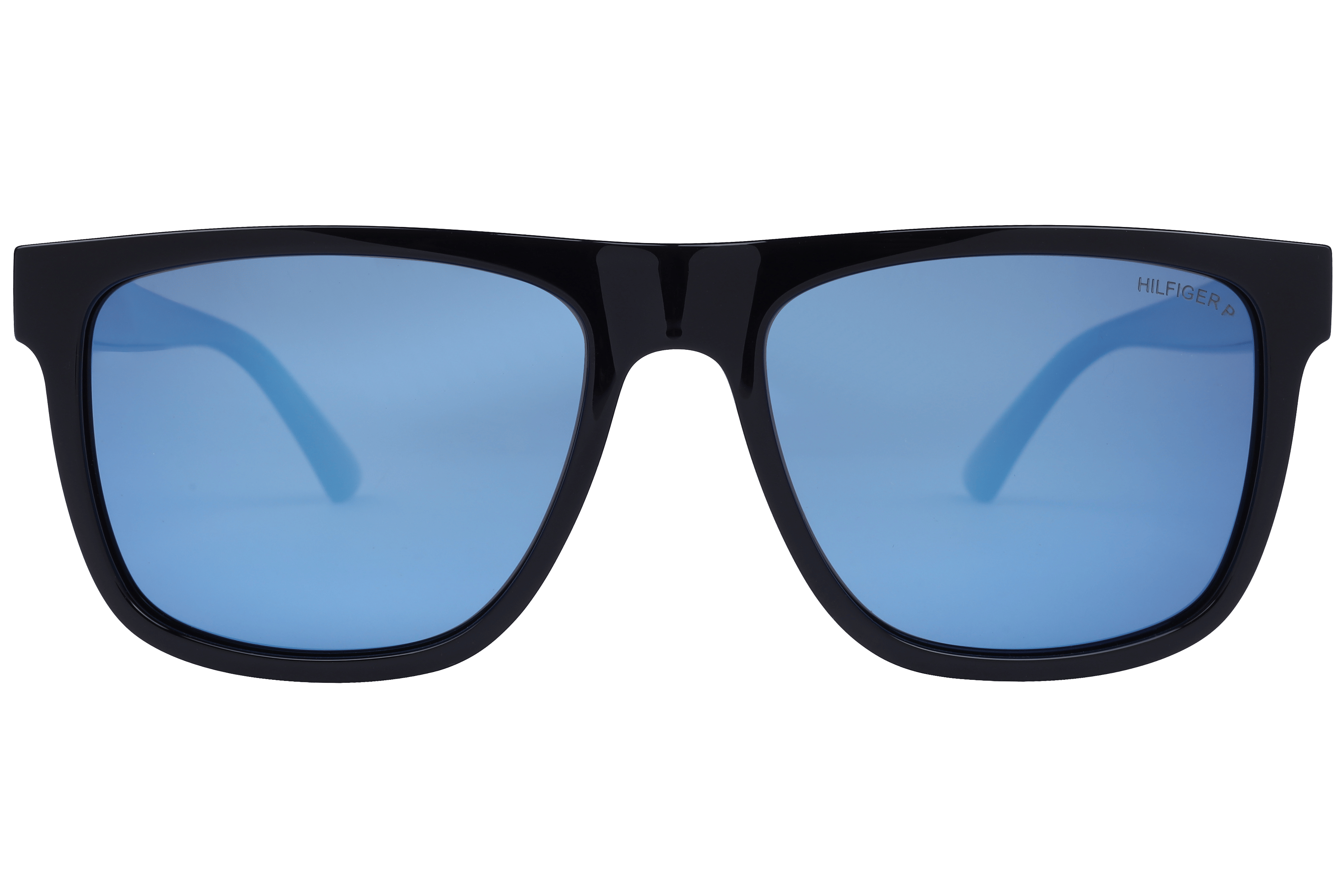 Tommy Hilfiger TH1571PL Sunglass Black Male Full Shell Sunglass — Black frame — view 2