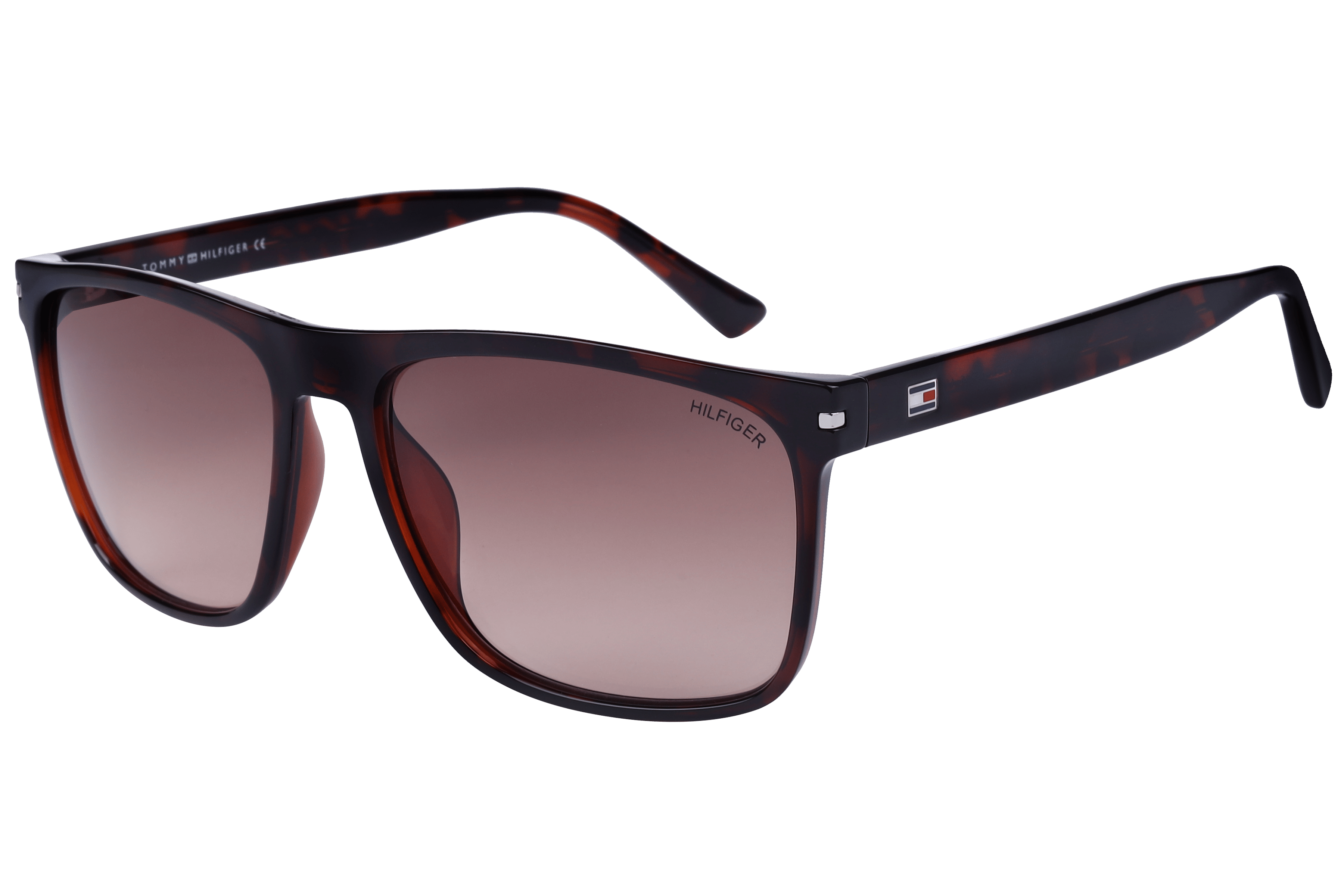 Tommy Hilfiger TH1572 Sunglass Havana Male Full Shell — Havana frame
