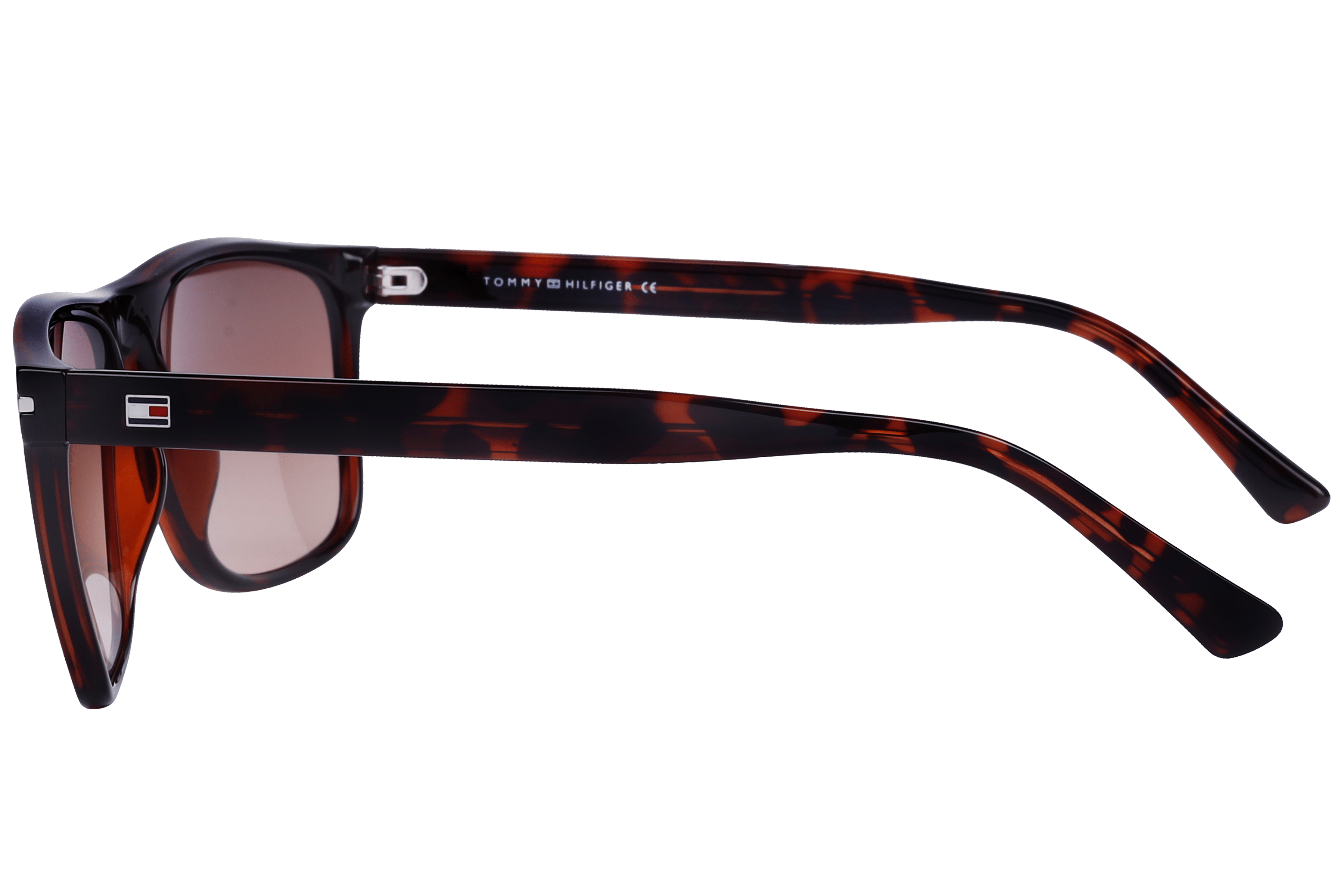 Tommy Hilfiger TH1572 Sunglass Havana Male Full Shell Sunglass — Havana frame — view 3