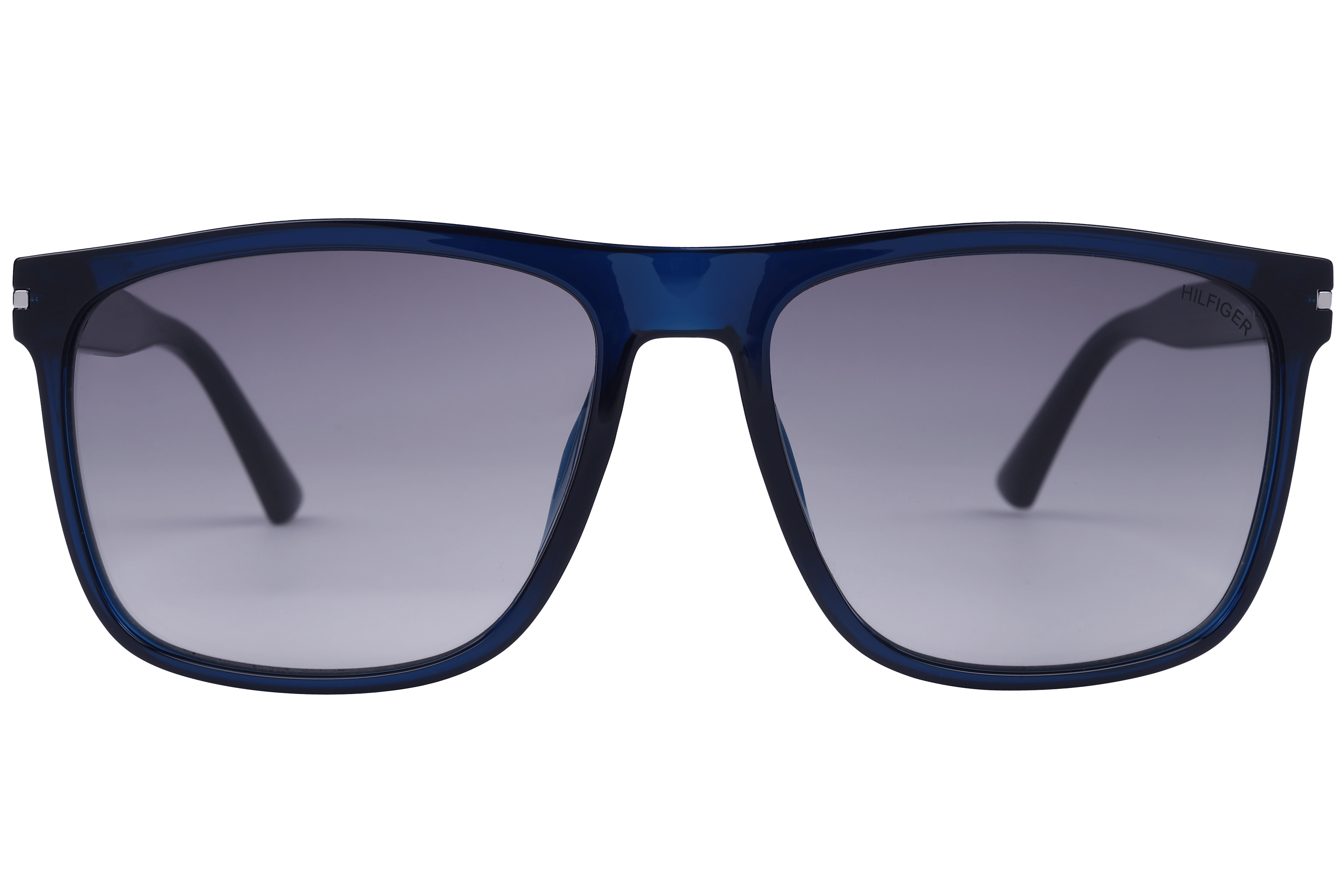 Tommy Hilfiger TH1572 Sunglass Blue Male Full Shell Sunglass — Blue frame — view 2