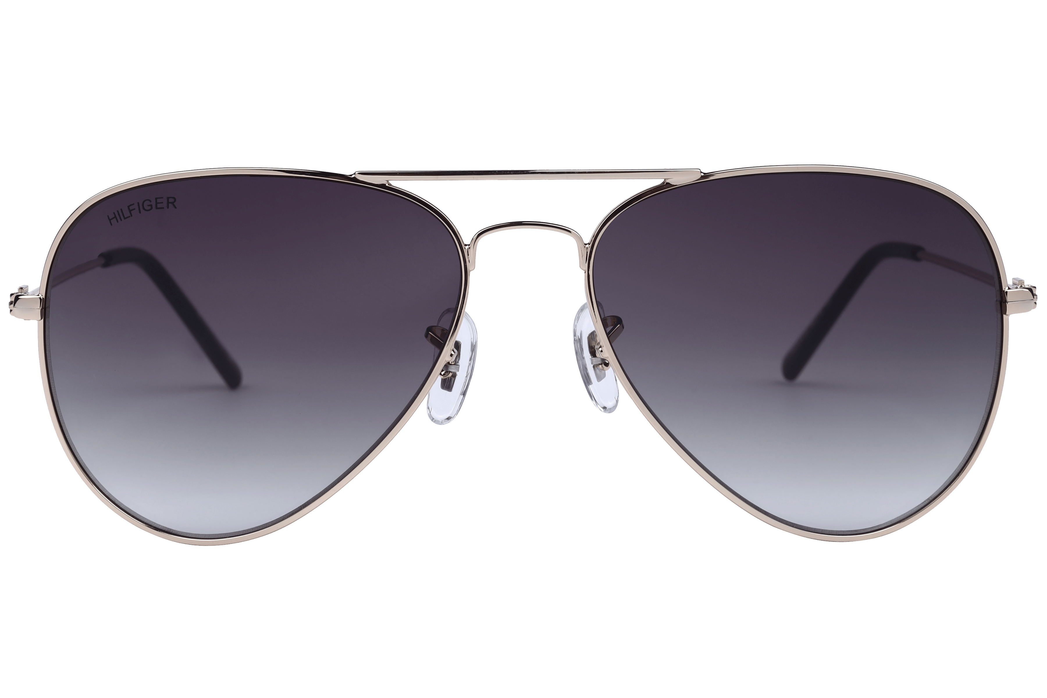 Tommy Hilfiger TH1574 Sunglass Gold Unisex Full Metal Sunglass — Gold frame — view 2