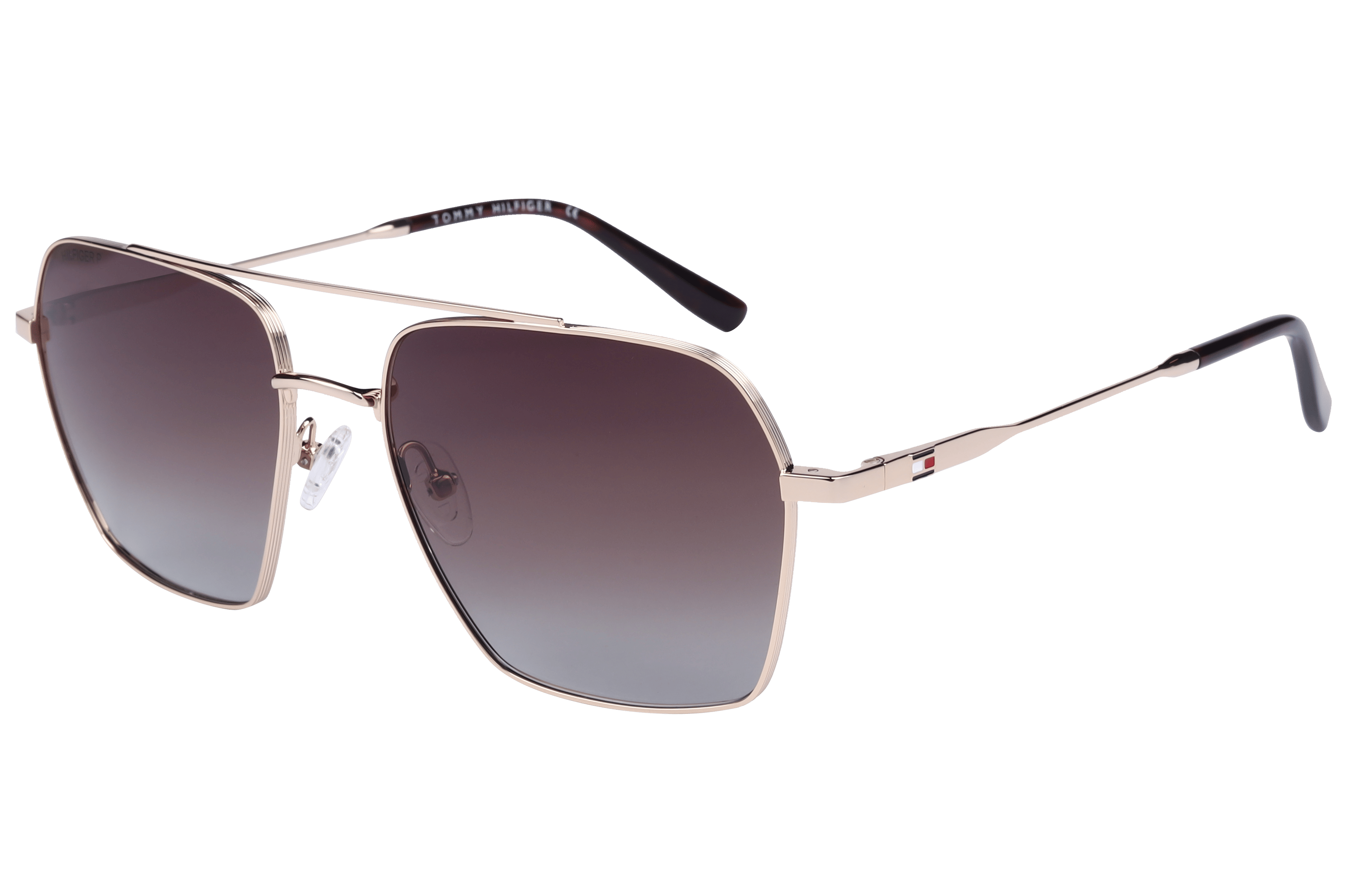 Tommy Hilfiger TH1575PL Sunglass Gold Male Full Metal — Gold frame