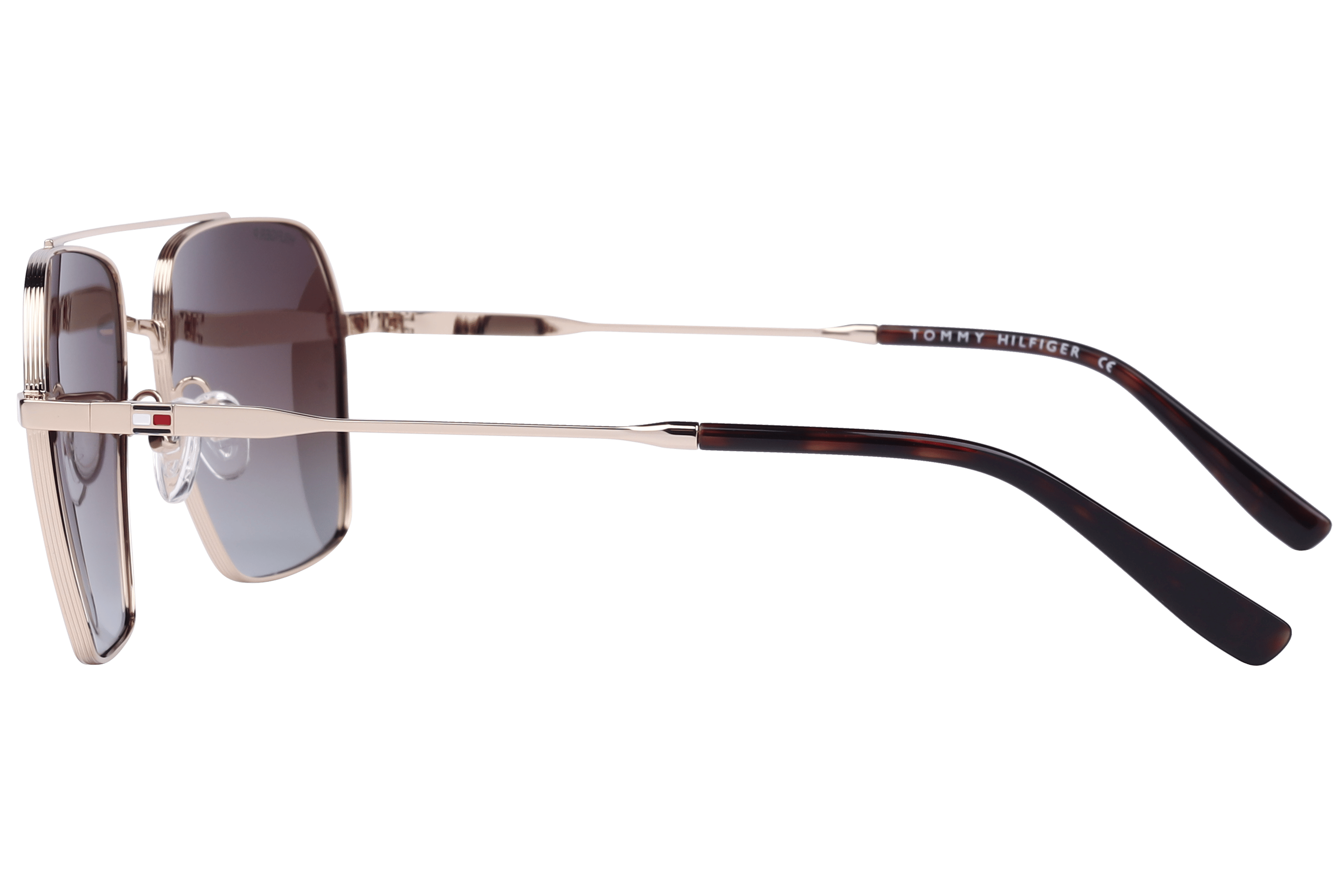 Tommy Hilfiger TH1575PL Sunglass Gold Male Full Metal Sunglass — Gold frame — view 3