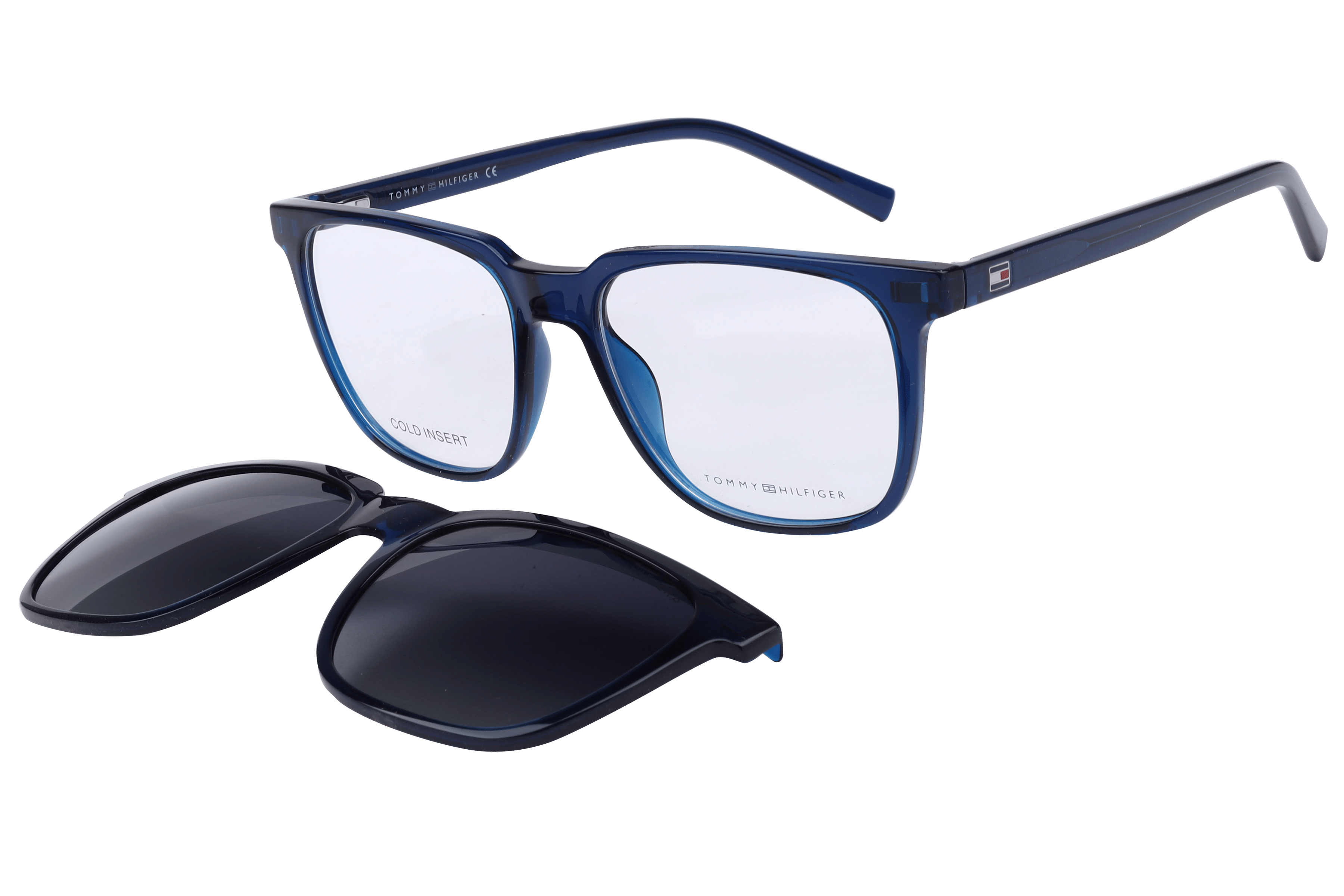 Tommy Hilfiger TH 1089 Sunglass Blue Male Full Shell — Blue frame