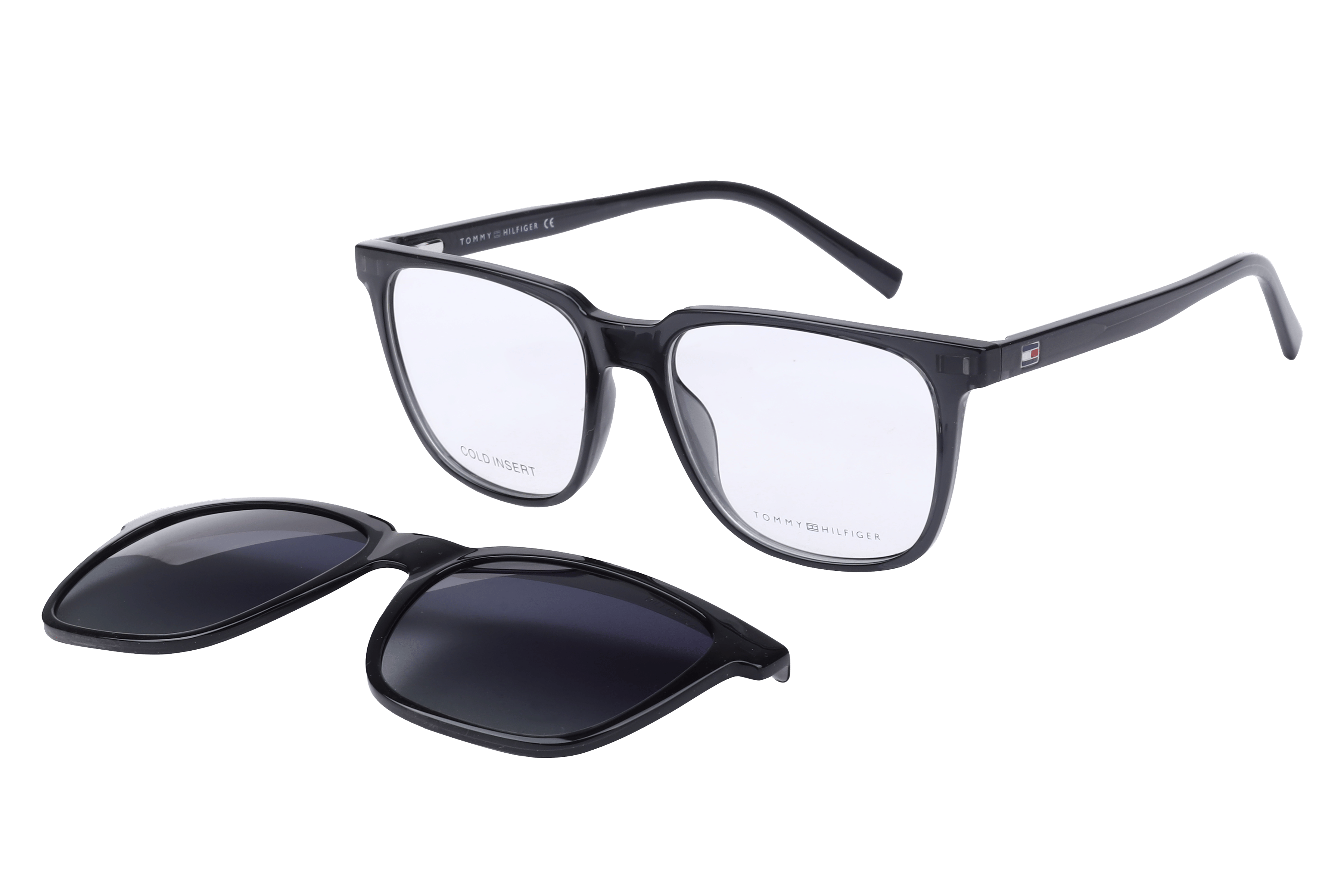 Tommy Hilfiger TH 1089 Sunglass Grey Male Full Shell — Grey frame