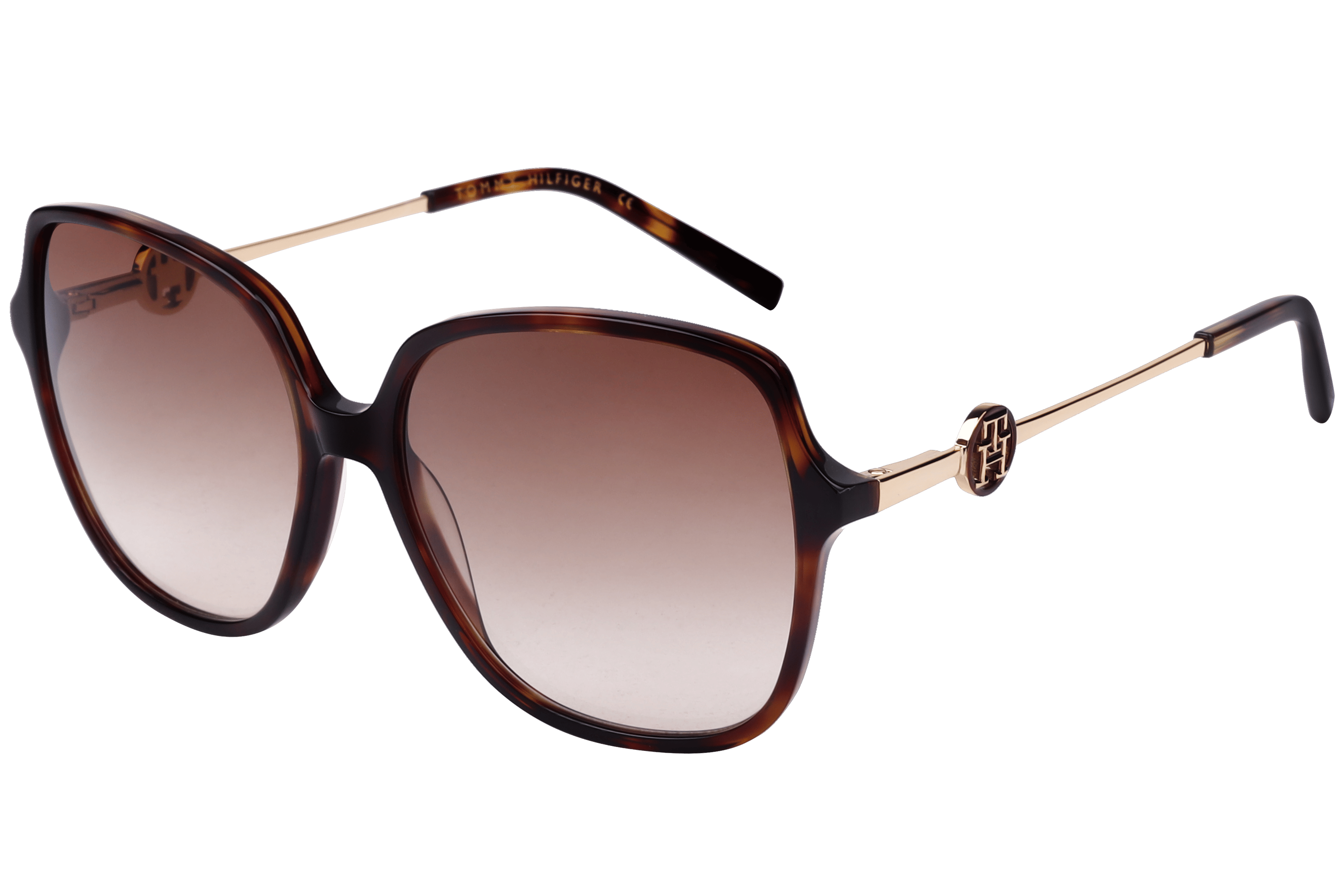 Tommy Hilfiger TH 2635 Sunglass Havana Female Full Metal — Havana frame