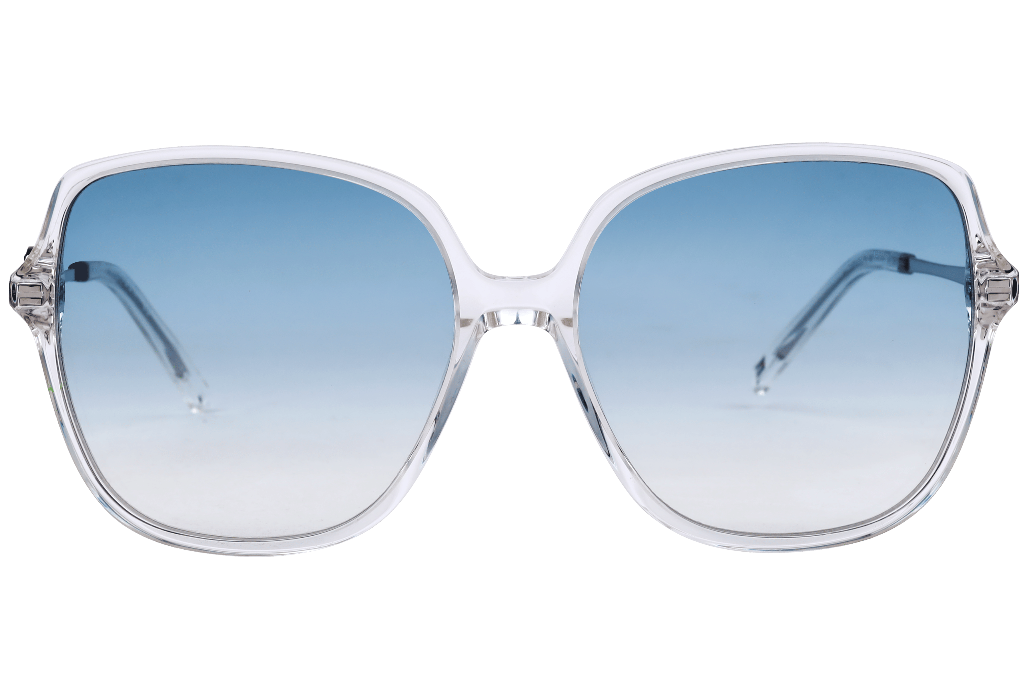 Tommy Hilfiger TH 2635 Sunglass Transparent Female Full Meta Sunglass — Transparent frame — view 2