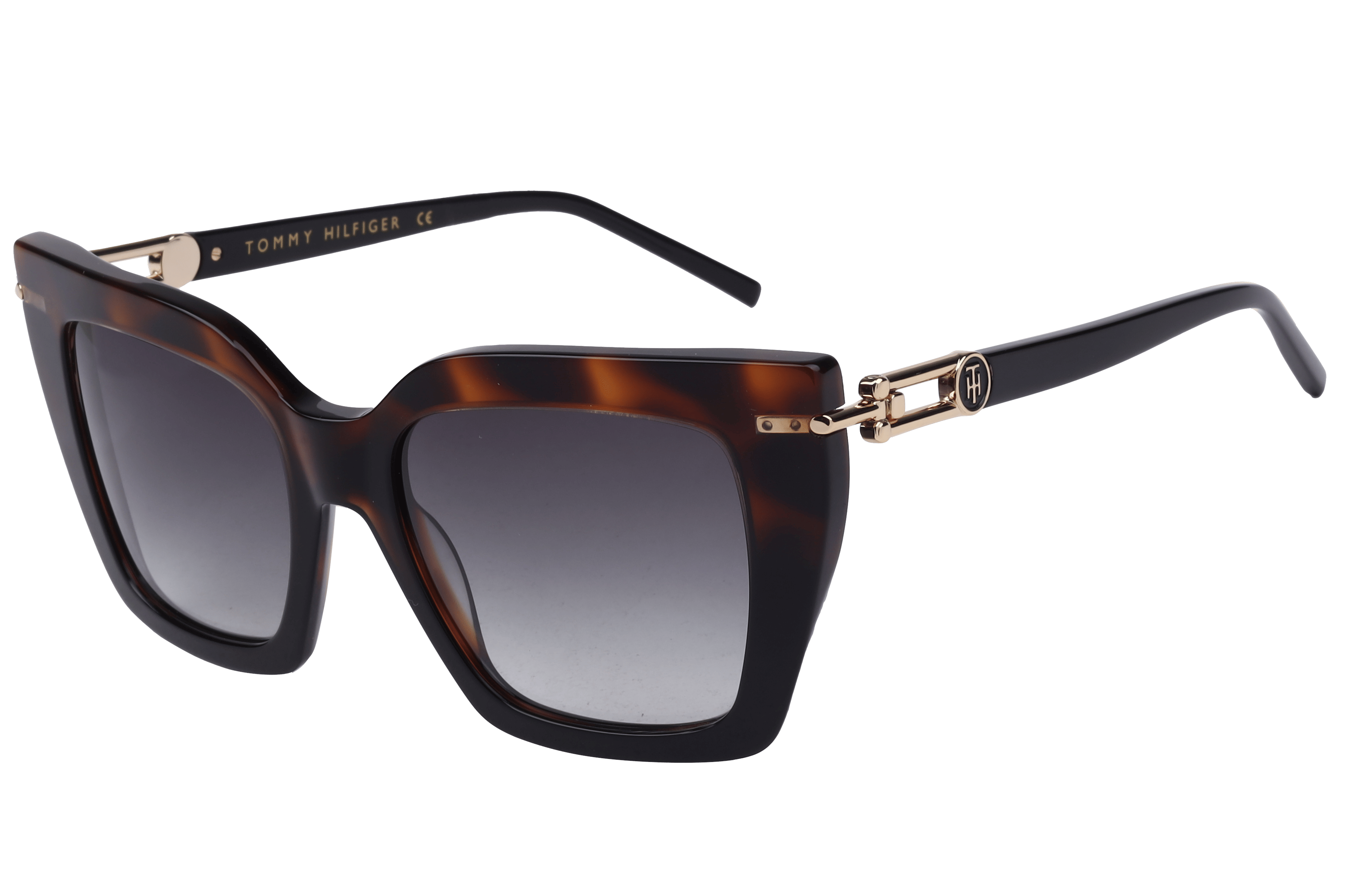 Tommy Hilfiger TH 2632 Sunglass Havana Female Full Metal — Havana frame