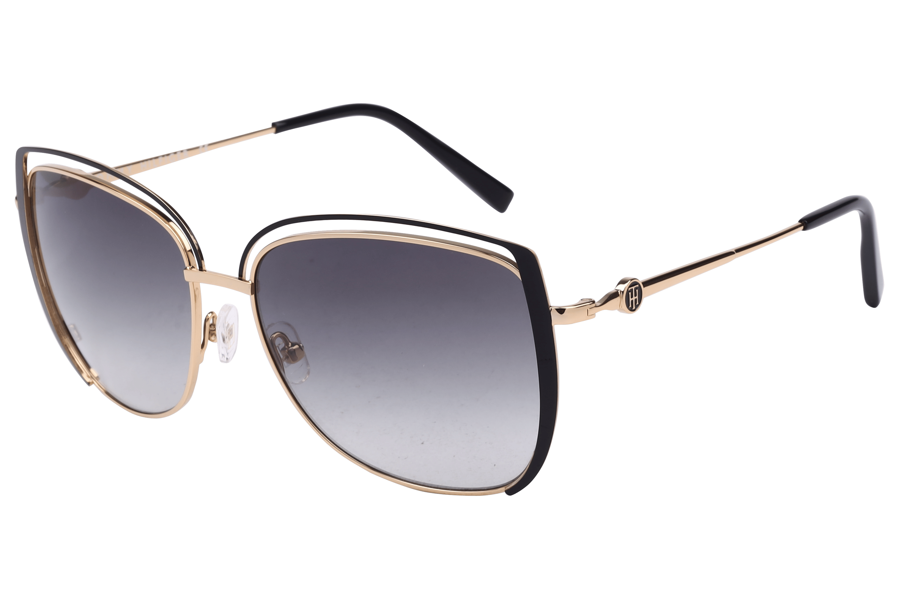 Tommy Hilfiger TH 2648 Sunglass Black Female Full Metal — Black frame