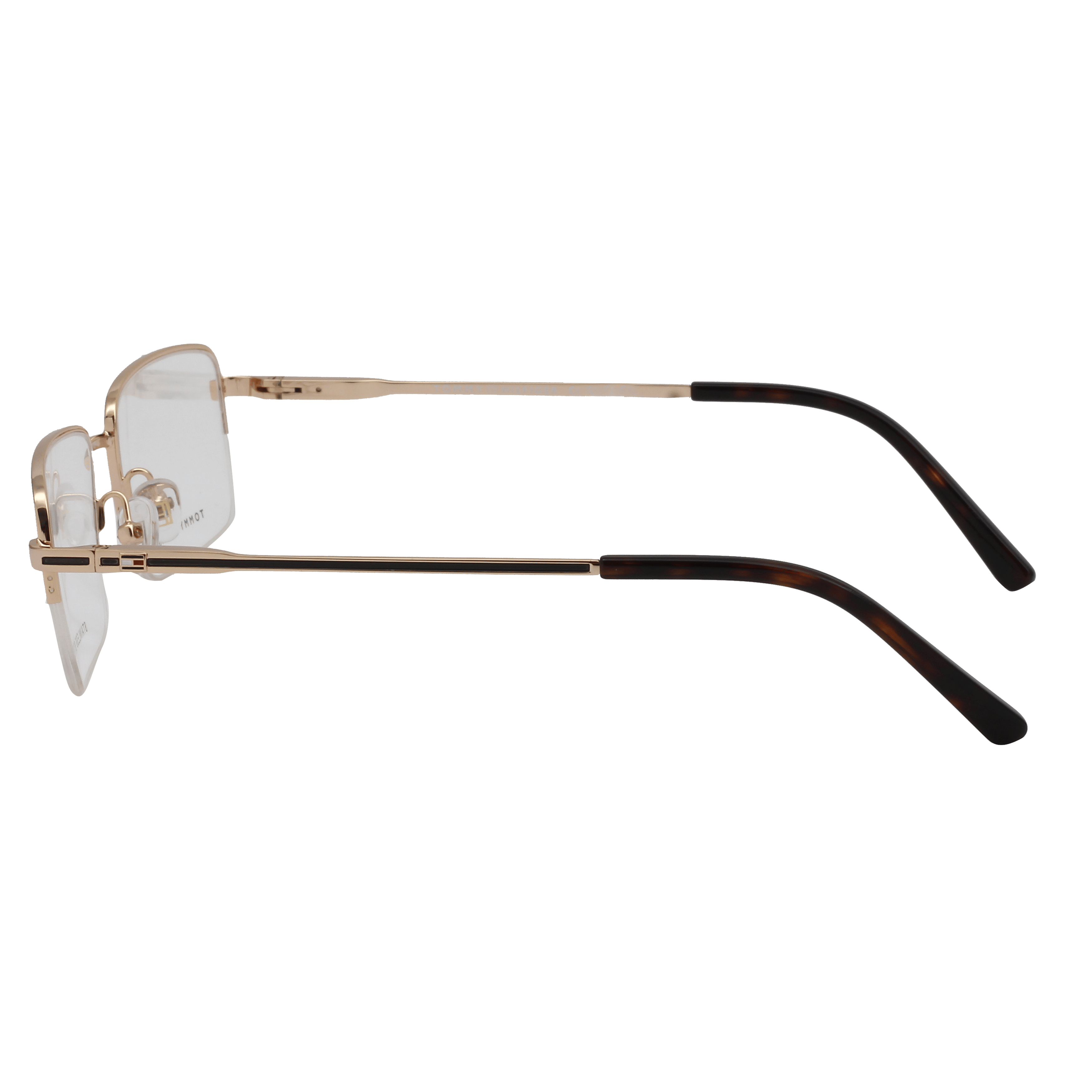 Tommy Hilfiger TH 1044 Frame Gold Male Supra Metal Frame — Gold frame — view 3