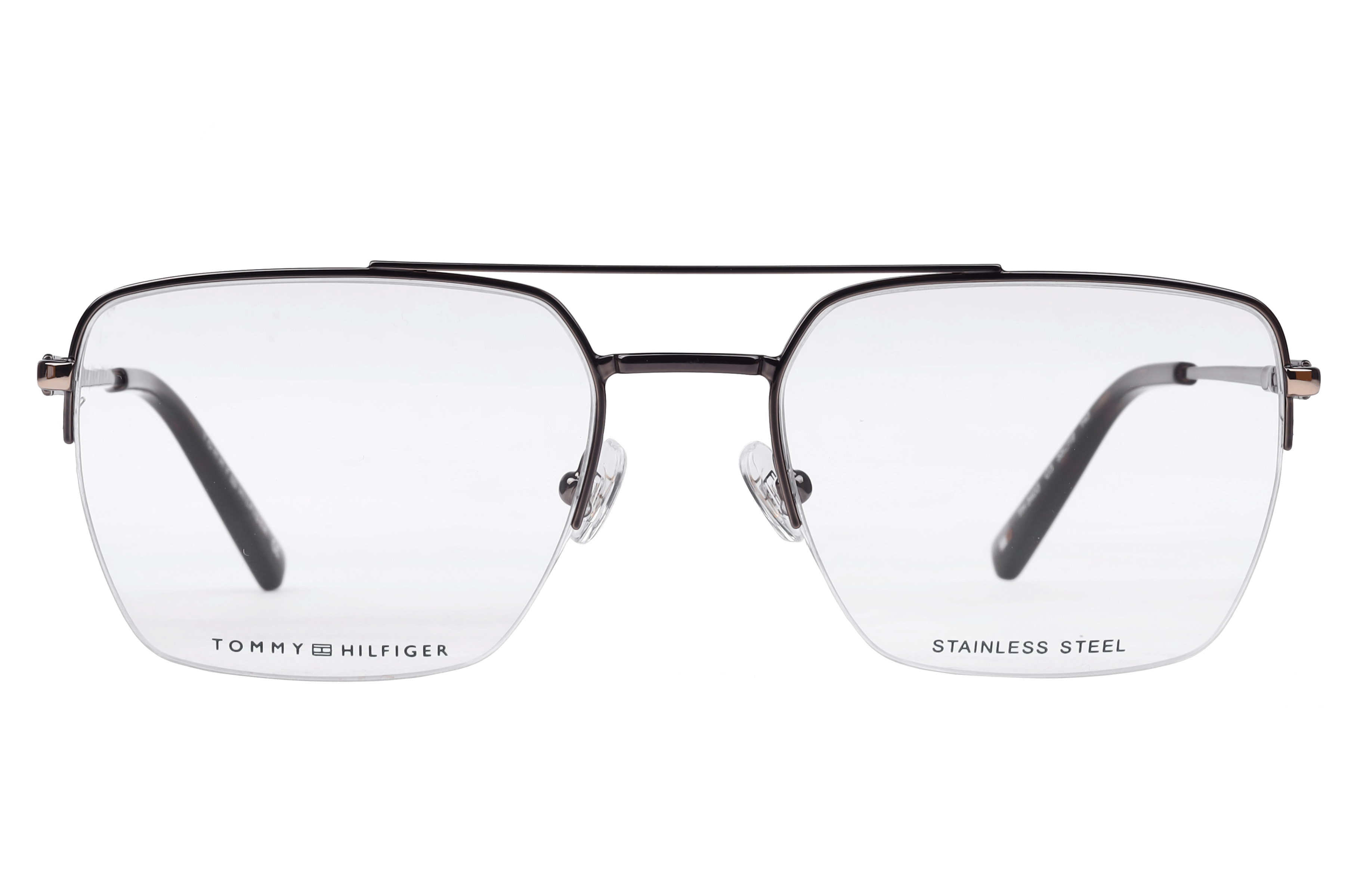 Tommy Hilfiger TH 5403 Frame Gun Metal Male Supra Stainless Frame — Gun Metal frame — view 3