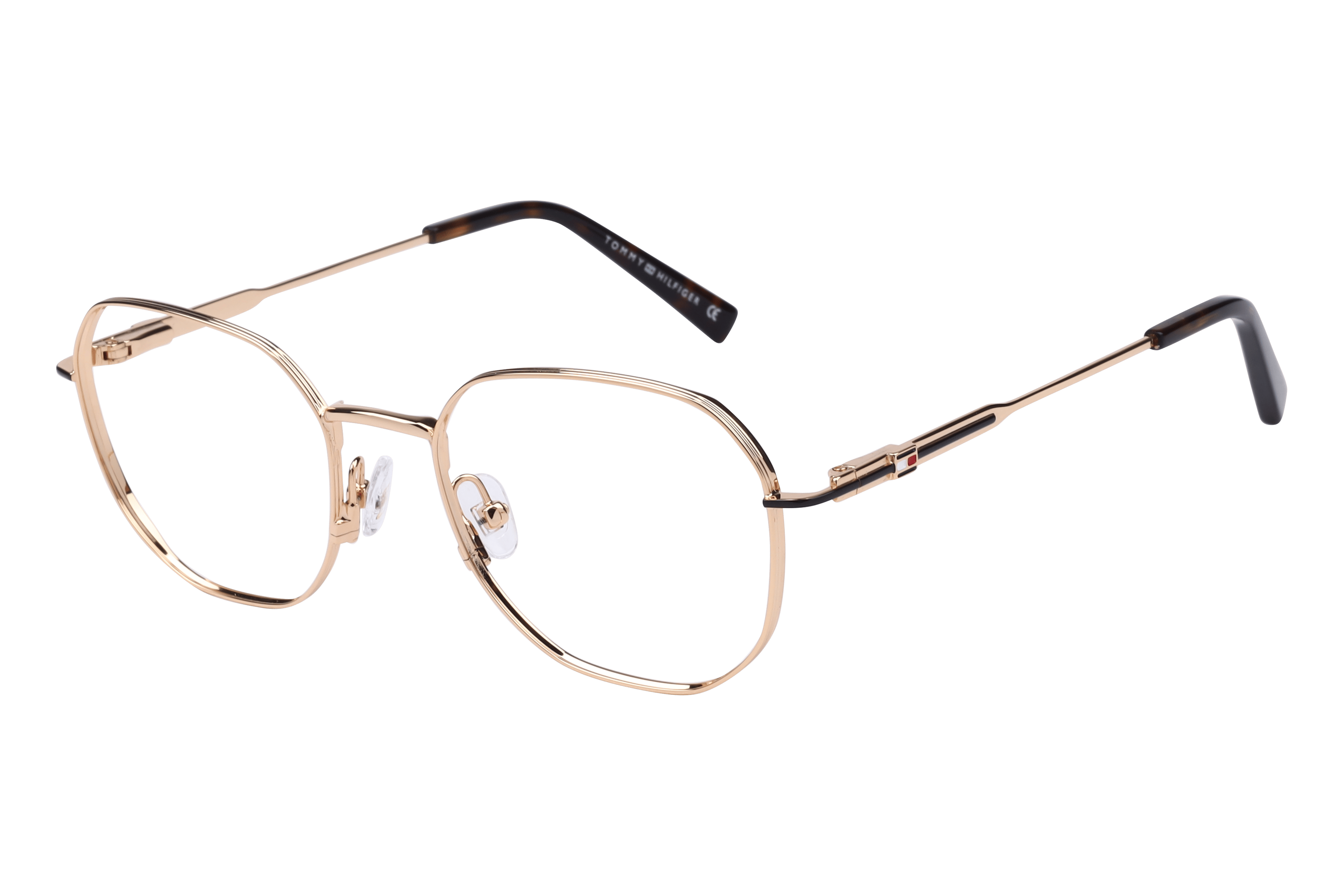 Tommy Hilfiger TH 5406 Frame Gold Male Full Stainless Steel — Gold frame