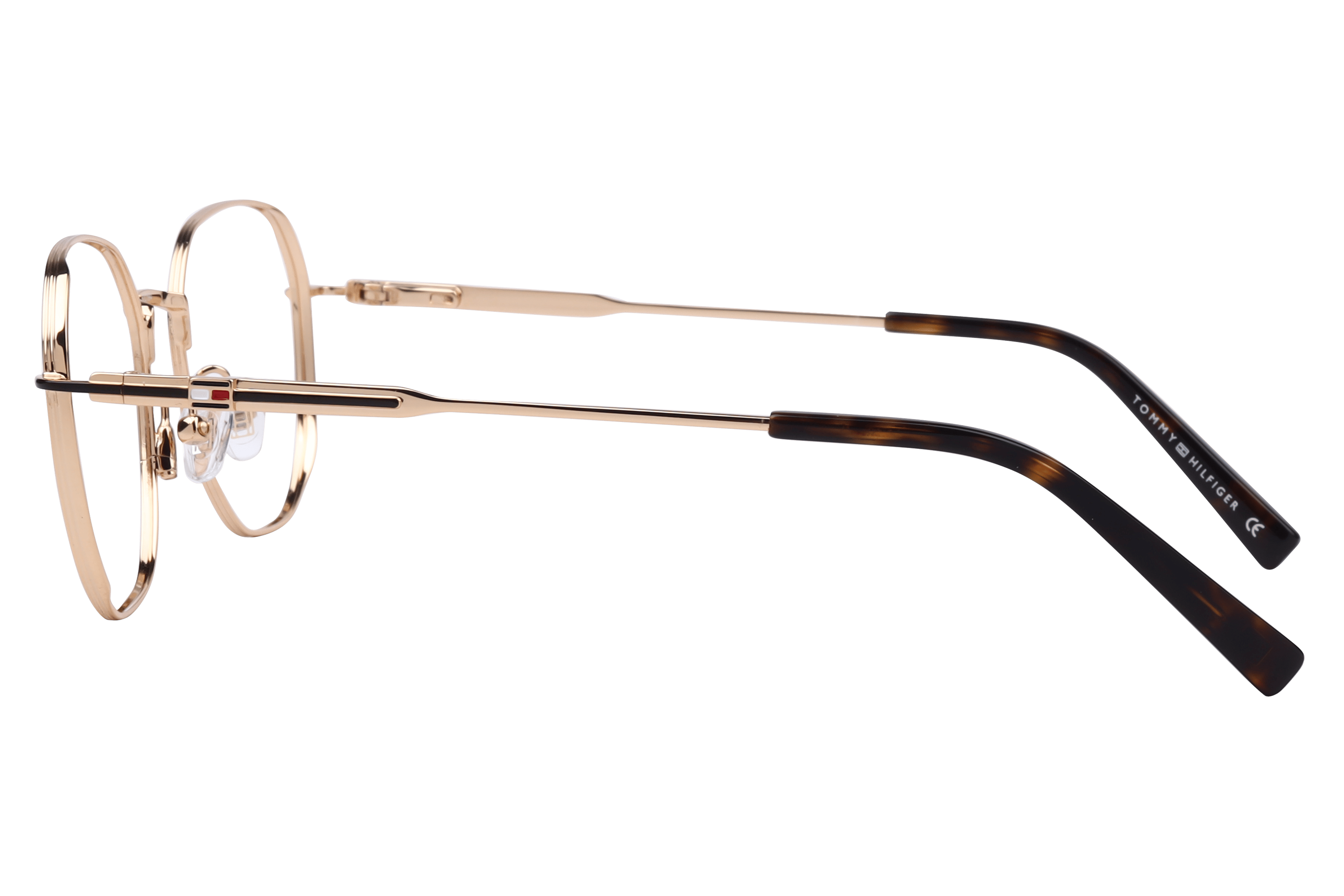 Tommy Hilfiger TH 5406 Frame Gold Male Full Stainless Steel Frame — Gold frame — view 3