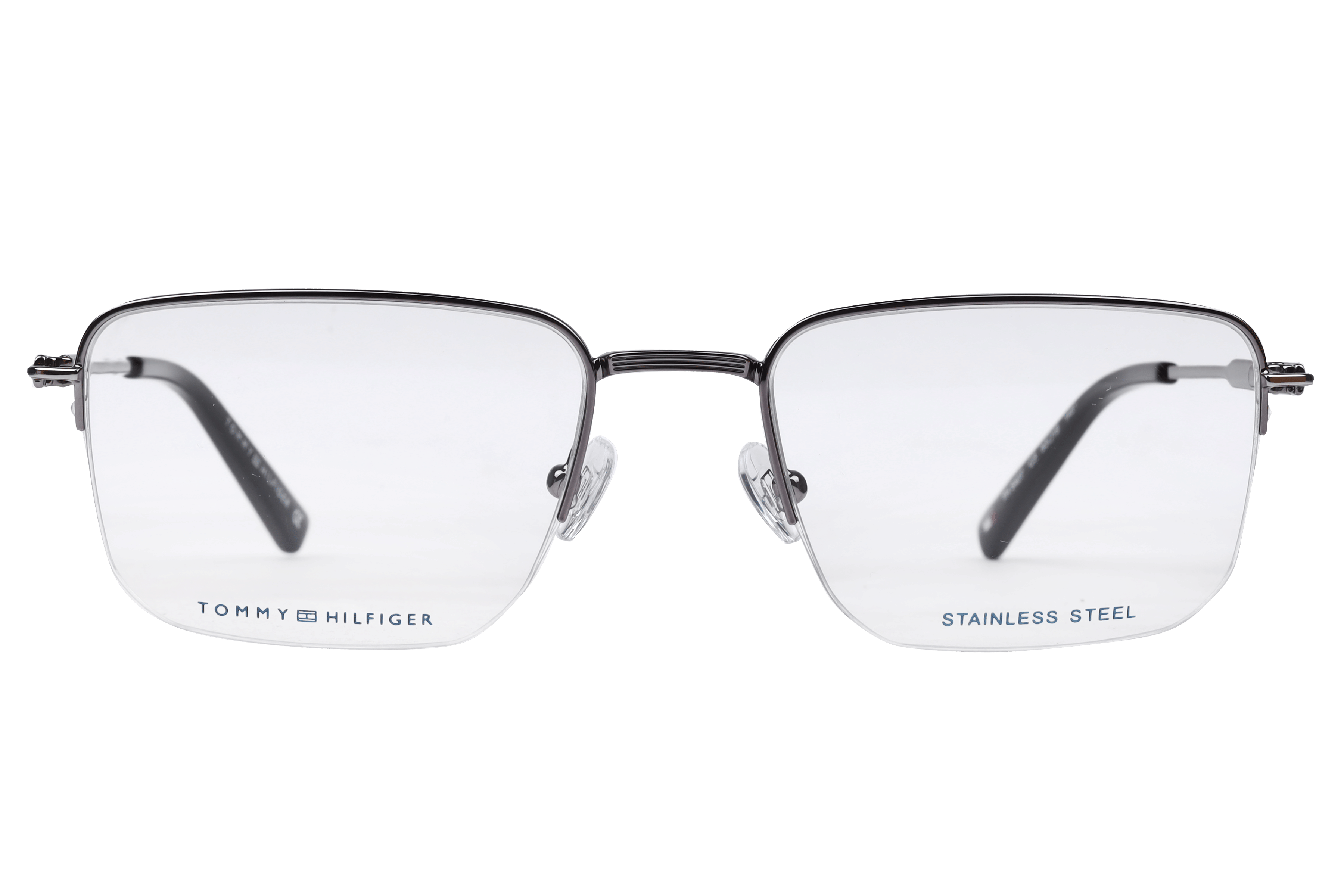 Tommy Hilfiger TH 5407 Frame Gun Metal Male Supra Stainless Frame — Gun Metal frame — view 2