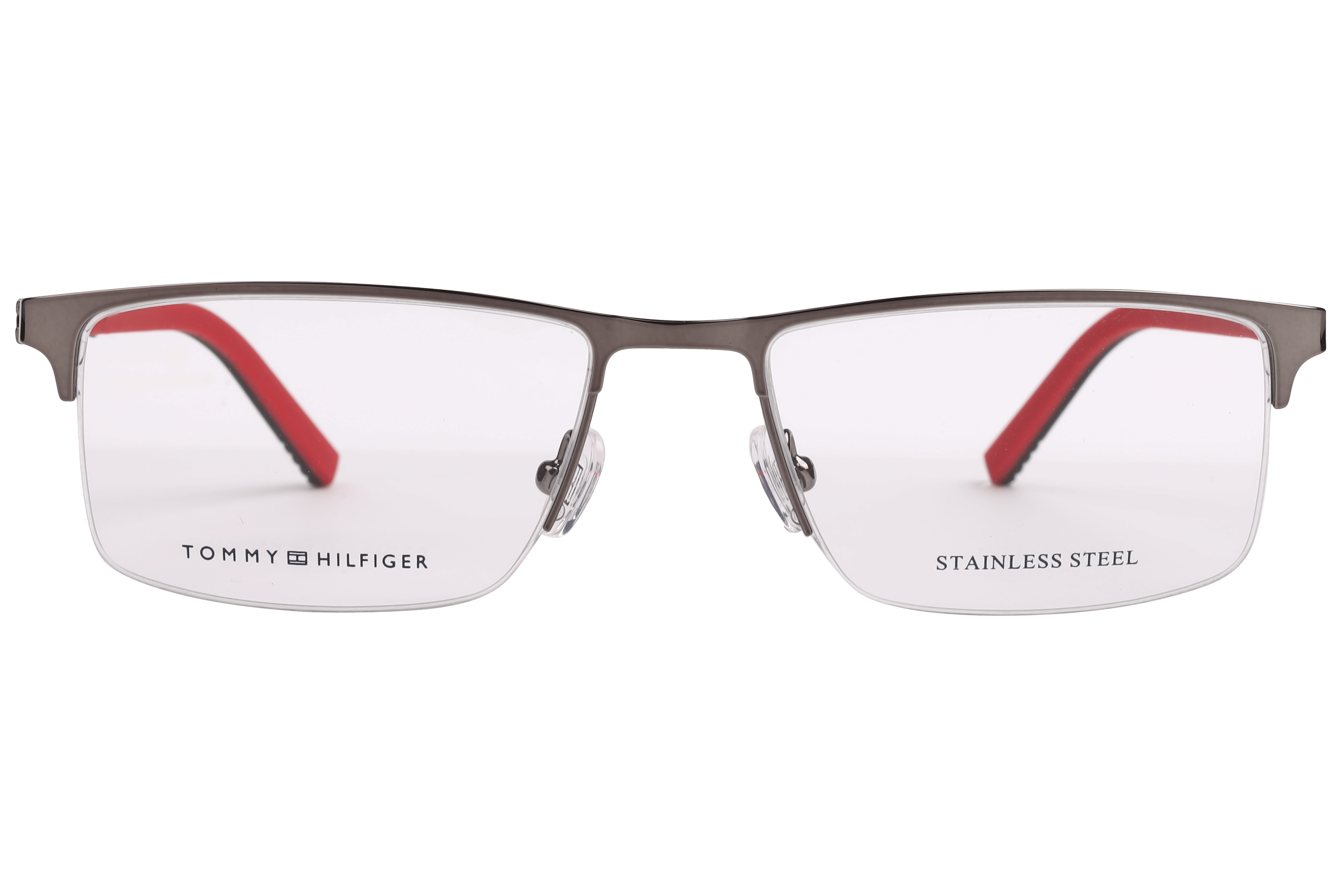 Tommy Hilfiger TH 6222 Frame Gun Metal Male Supra Rubber Frame — Gun Metal frame — view 2