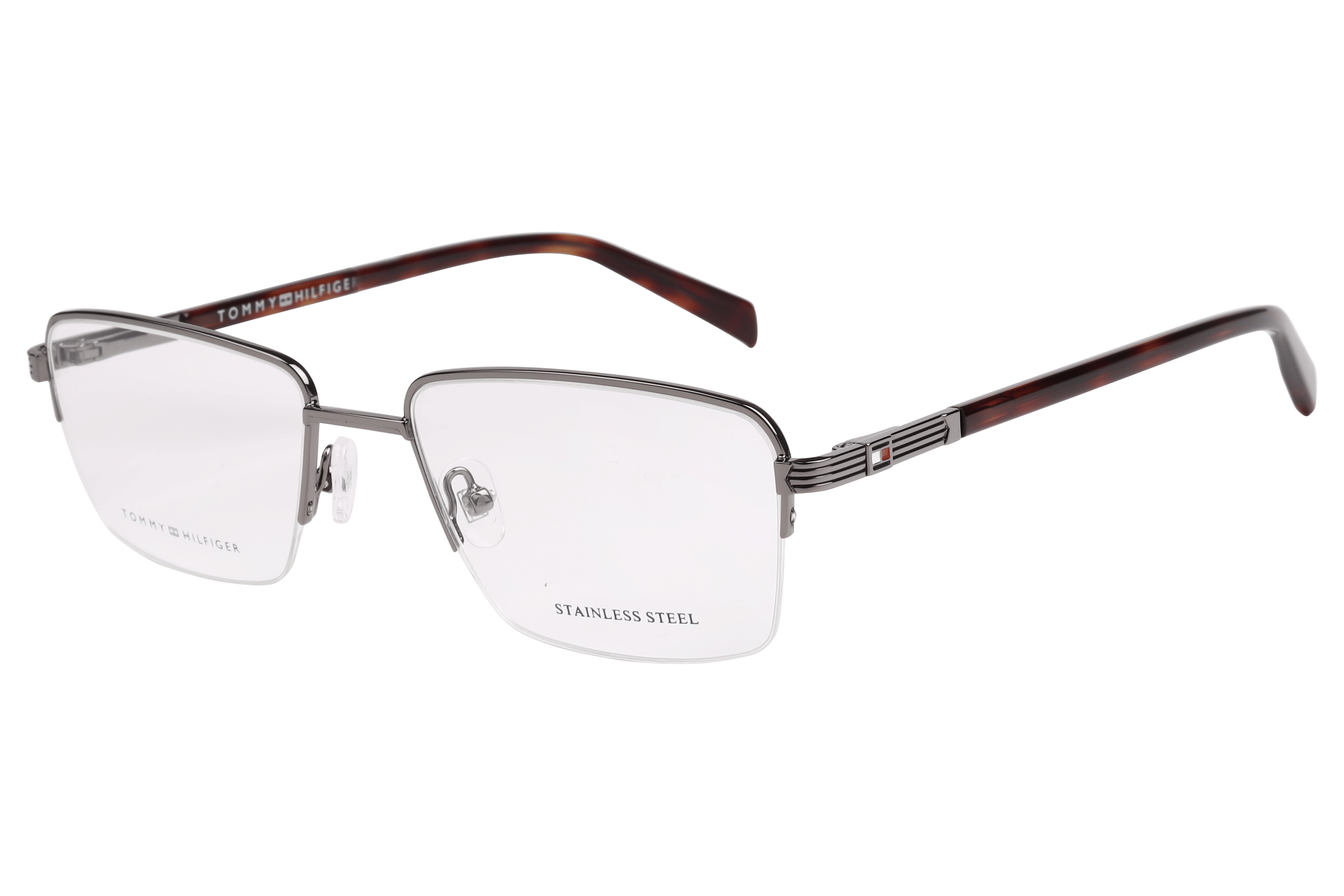 Tommy Hilfiger TH 6308 Frame Gun Metal Male Supra Shell — Gun Metal frame