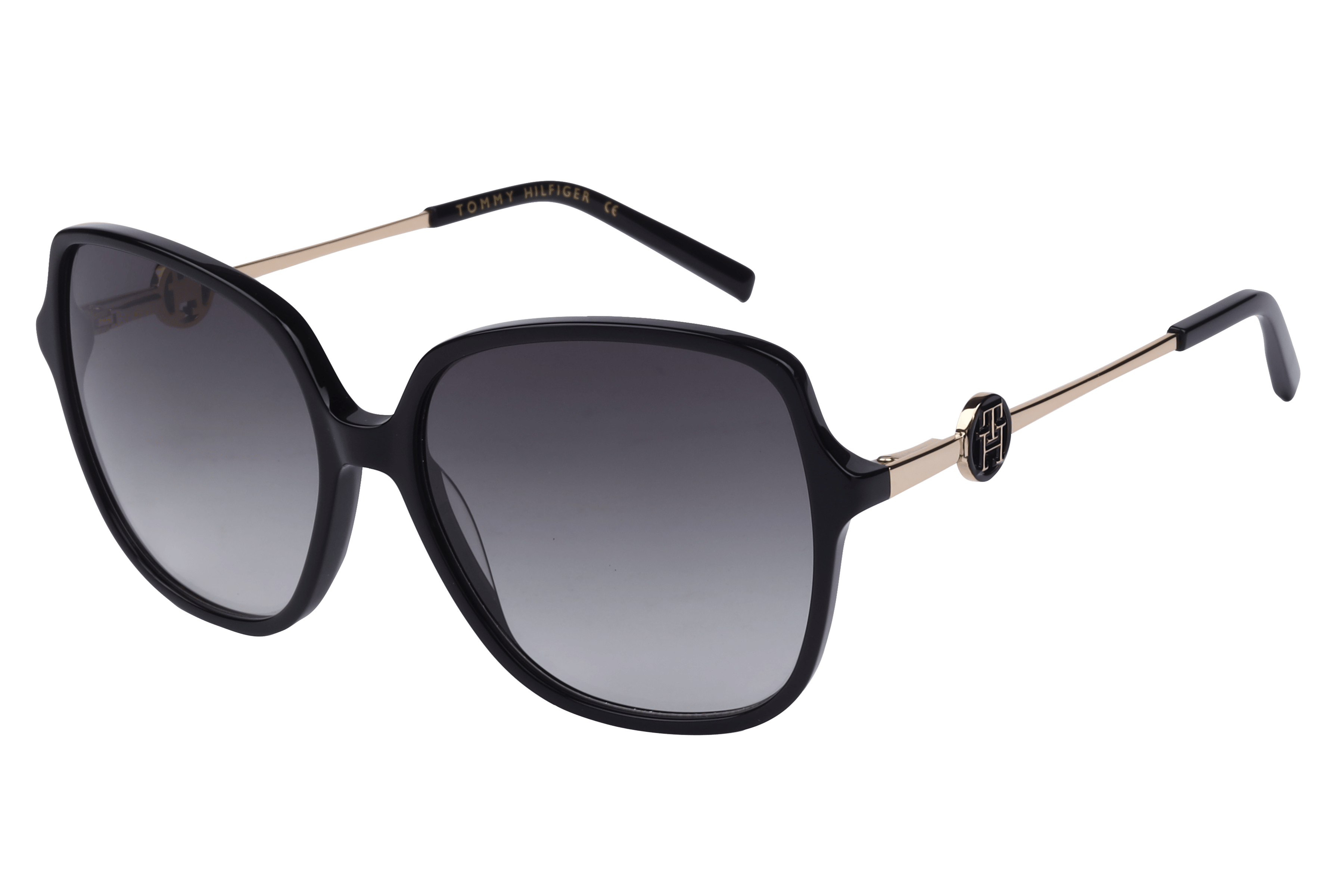TOMMY HILFIGER TH 2635 C1 BKGDGD-35 TH 2635 Sunglass Black F — Havana frame