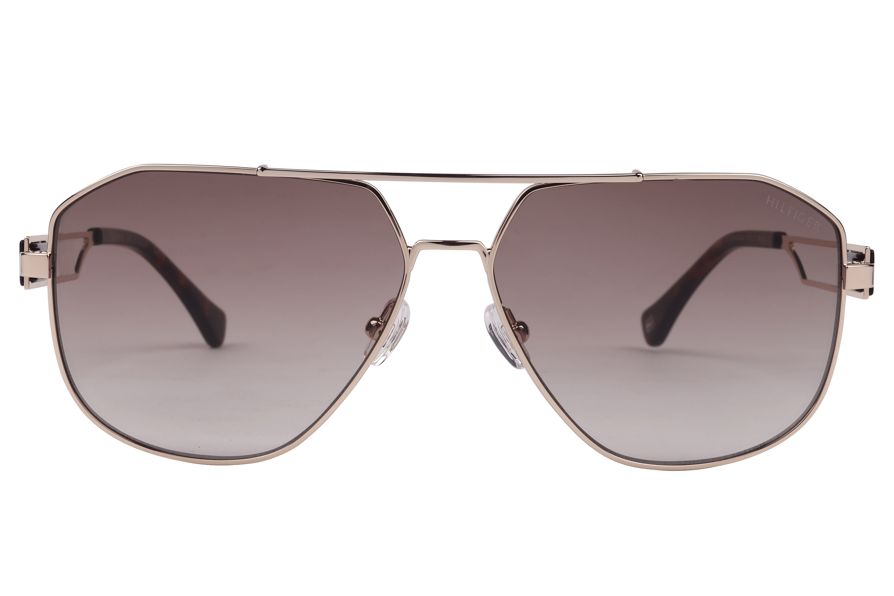 Tommy Hilfiger TH 2646 Sunglass Gold Male Full Metal Sunglass — Gold frame — view 2