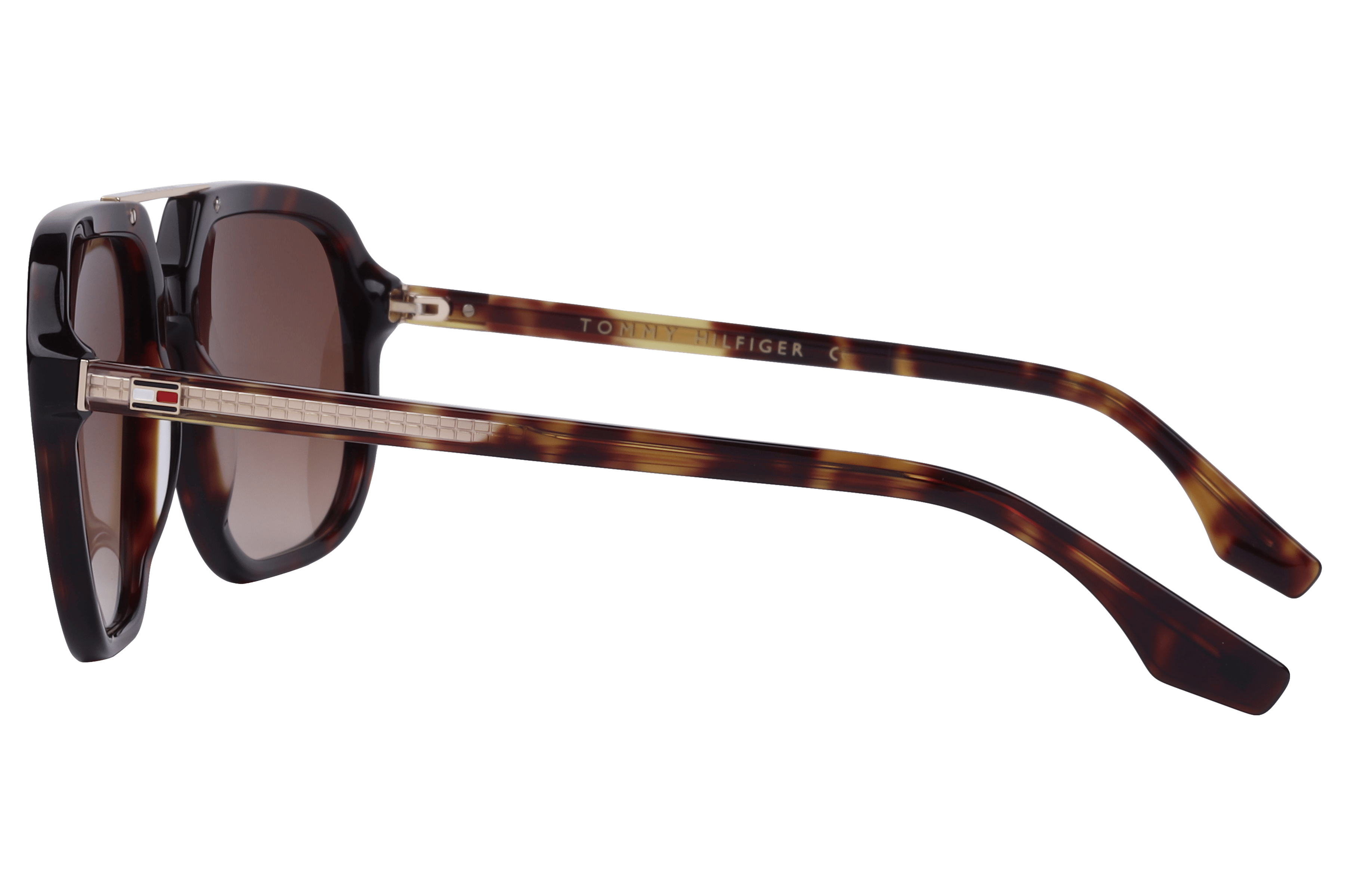 Tommy Hilfiger TH 2653 Sunglass Havana Male Full Shell Sunglass — Havana frame — view 3
