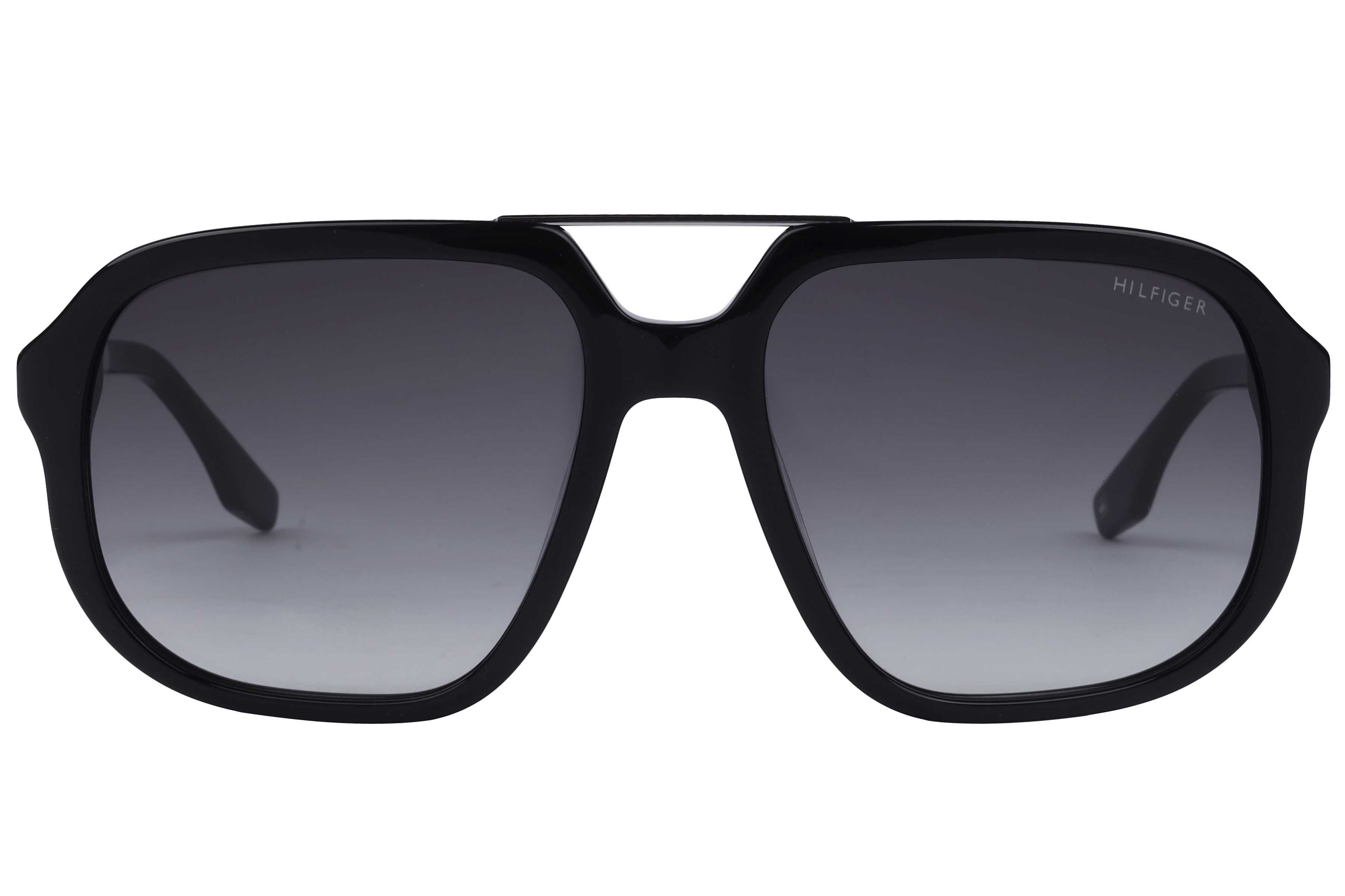 Tommy Hilfiger TH 2653 Sunglass Black Male Full Shell Sunglass — Black frame — view 2