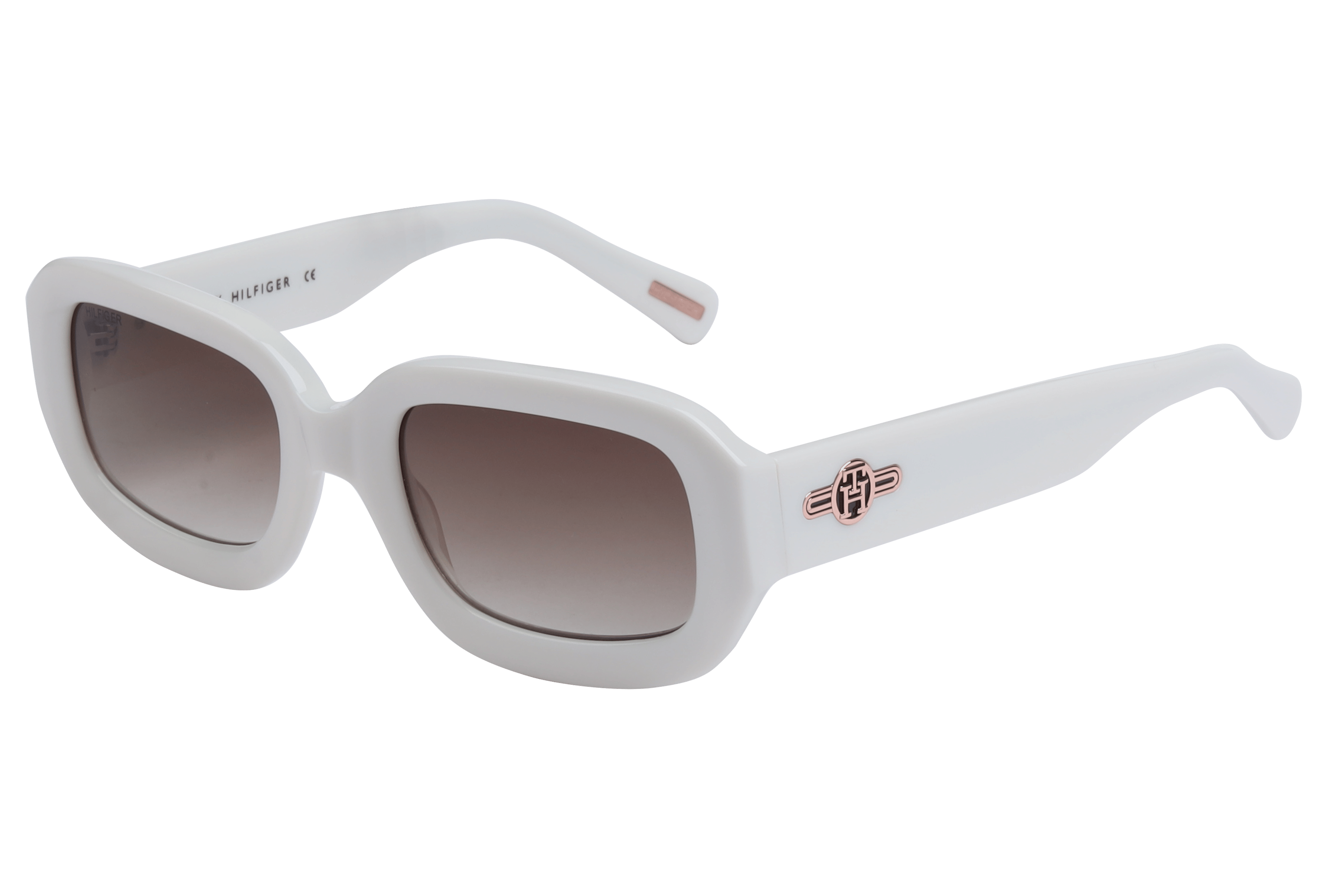 Tommy Hilfiger TH7206 Sunglass White Female Full Shell — White frame