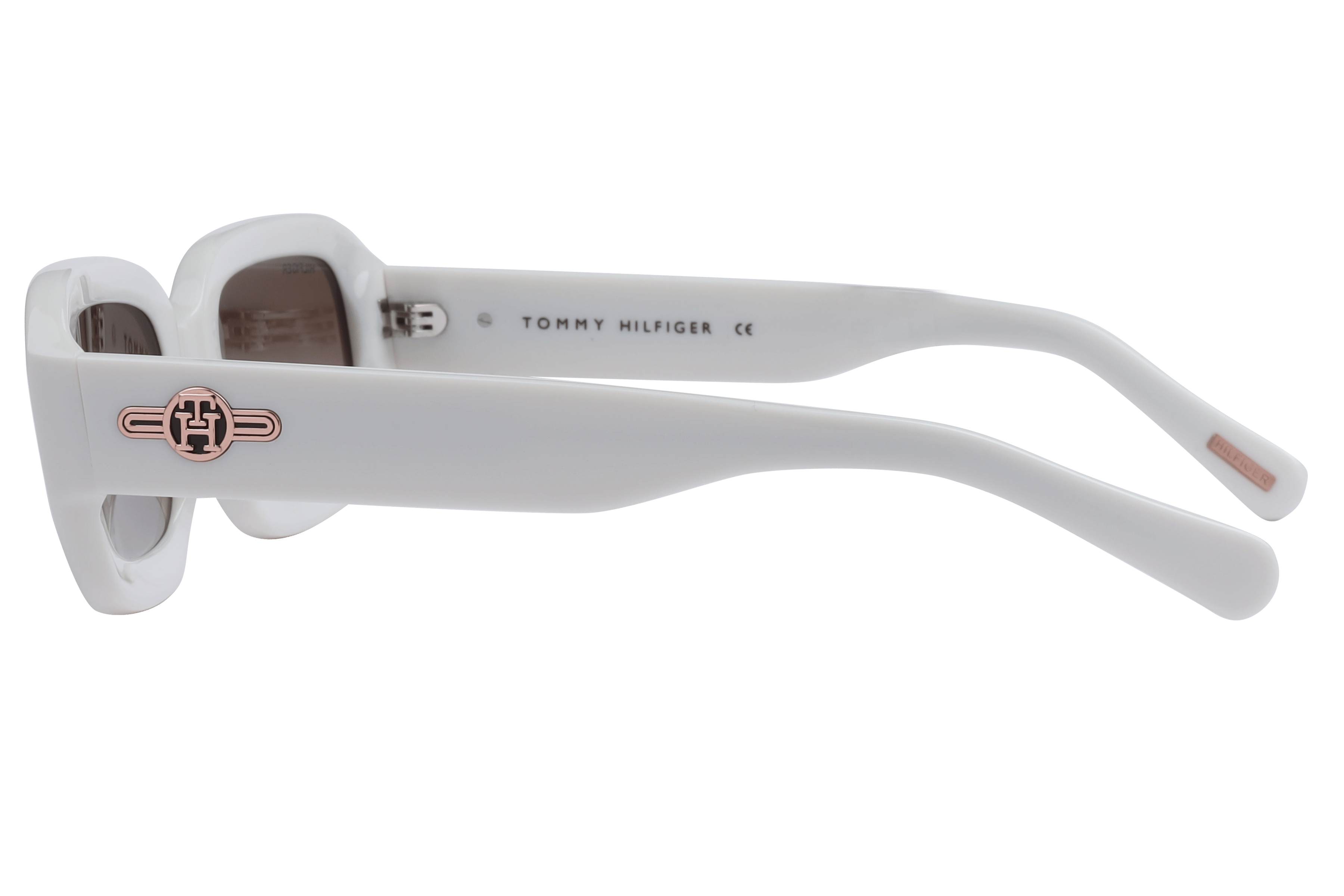 Tommy Hilfiger TH7206 Sunglass White Female Full Shell Sunglass — White frame — view 3