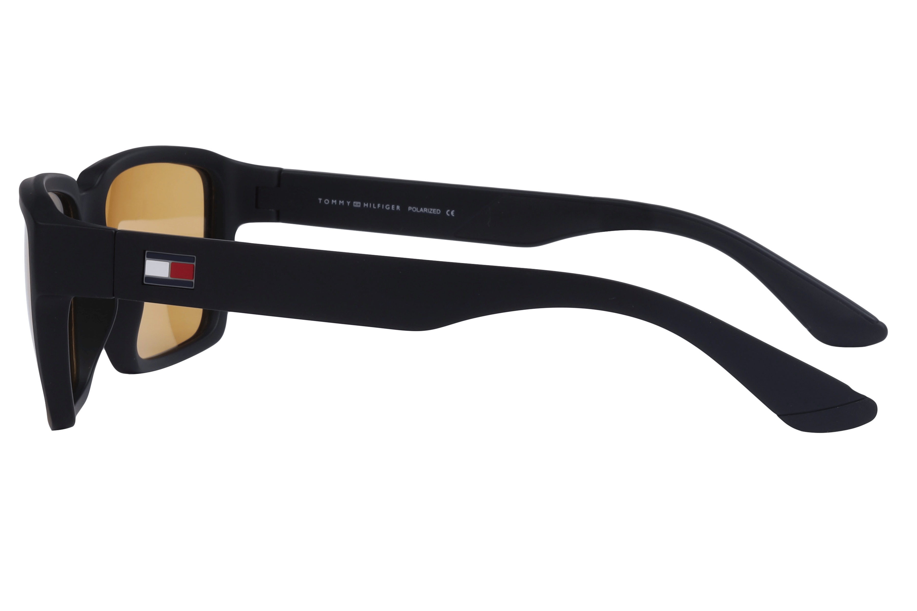 Tommy Hilfiger TH1582 Sunglass Matt Black Male Full Shell Sunglass — Matt Black frame — view 3