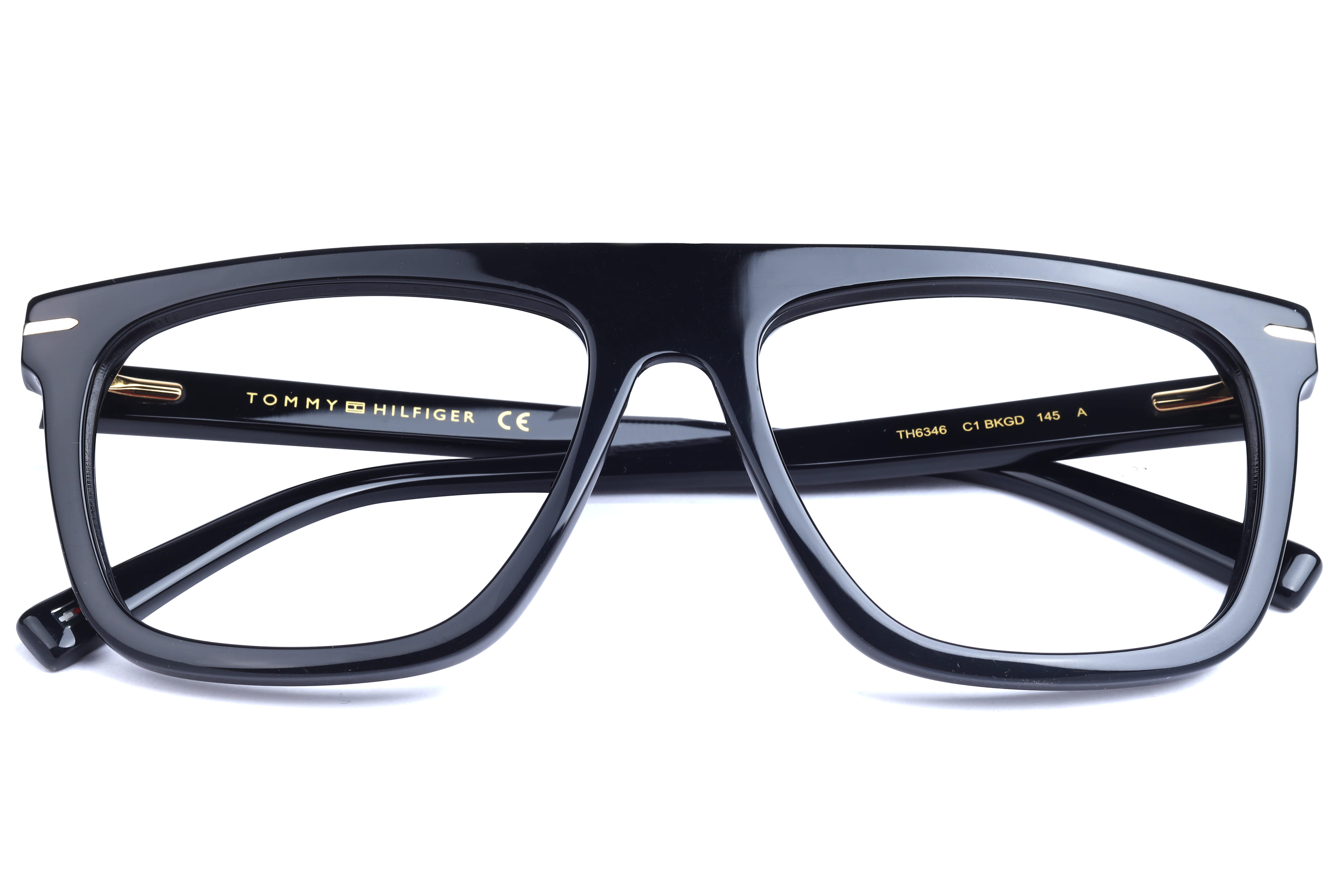 Tommy Hilfiger TH6346 Frame Black Male Full Shell Frame — Black frame — view 3