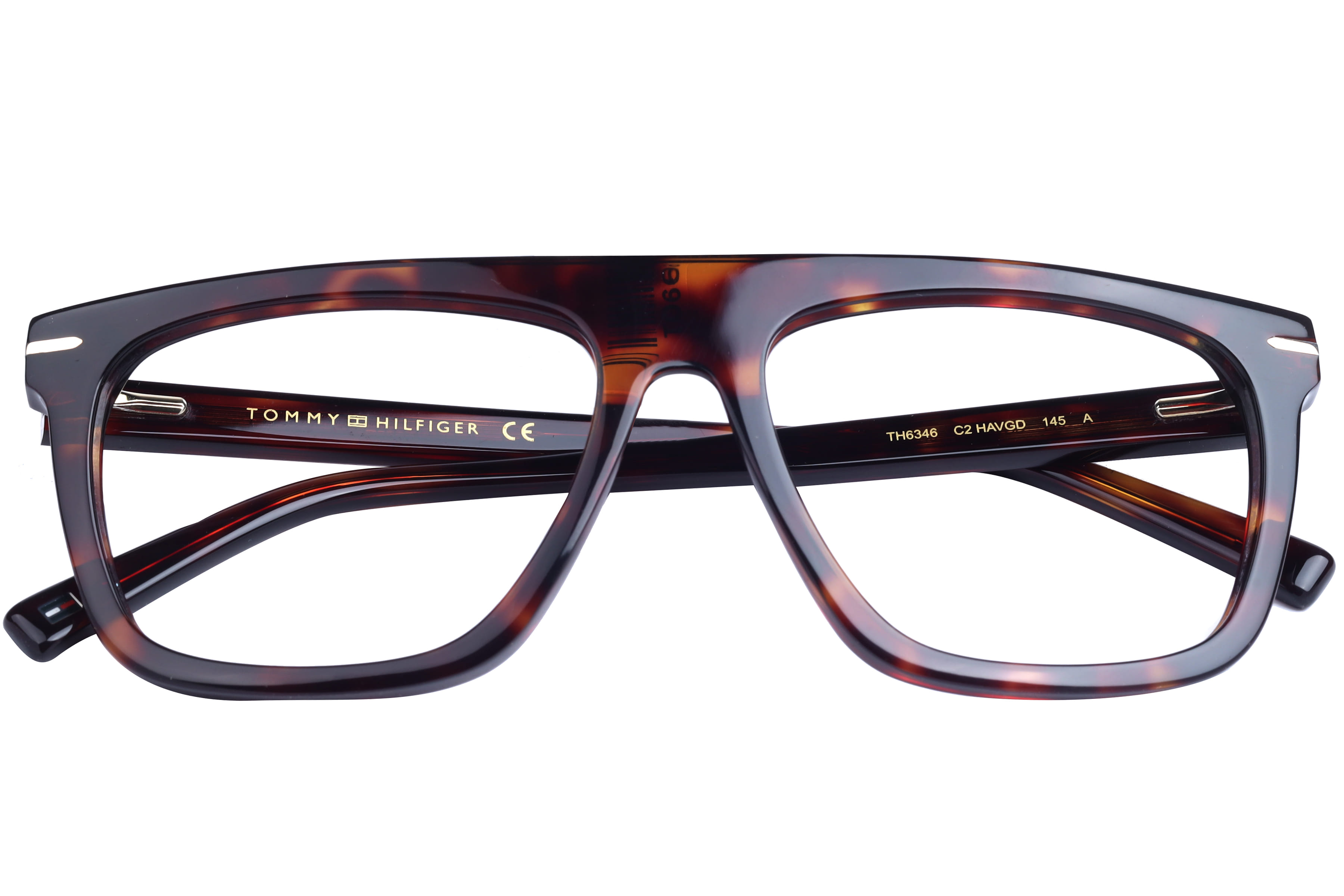 Tommy Hilfiger TH6346 Frame Havana Male Full Shell Frame — Havana frame — view 4