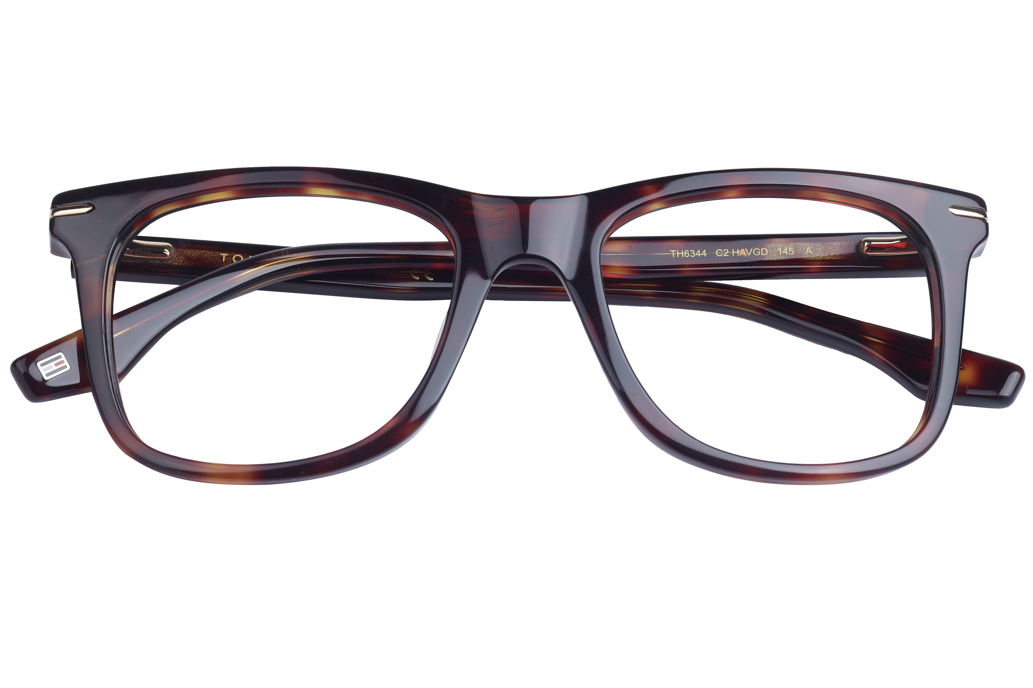 Tommy Hilfiger TH6344 Frame Havana Male Full Shell Frame — Havana frame — view 4