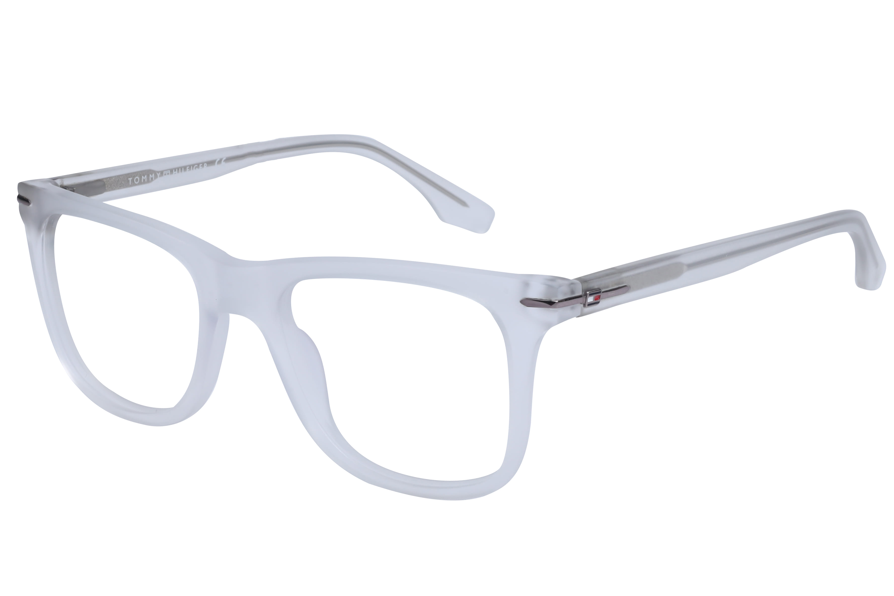 Tommy Hilfiger TH6344 Frame Matt Transparent Male Full Shell Frame — Matt Transparent frame — view 1